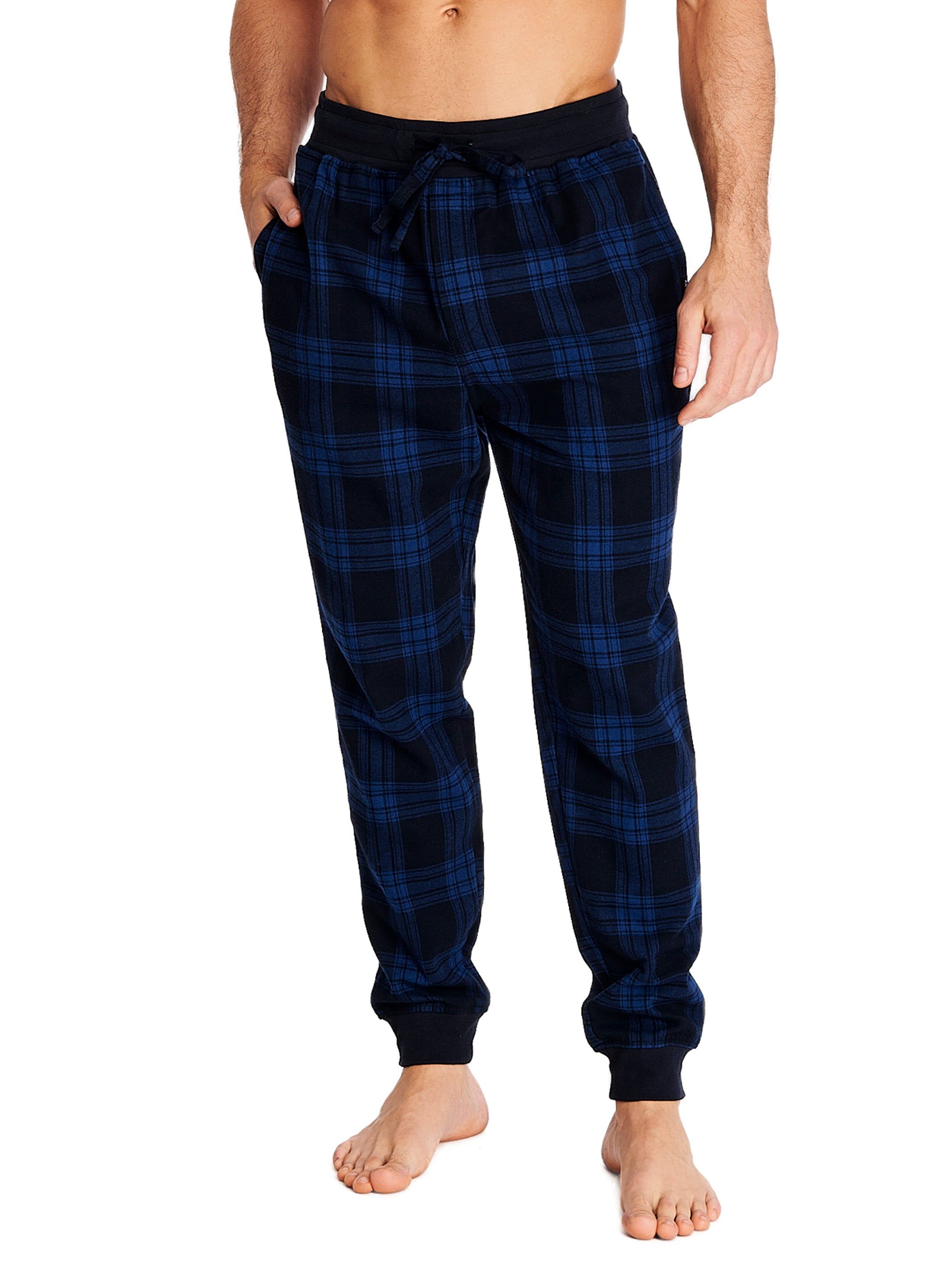 FLANNEL JOGGER | NAVY/BLUE PLAID sold by Joe Boxer