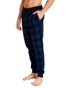 FLANNEL JOGGER | NAVY/BLUE PLAID sold by Joe Boxer