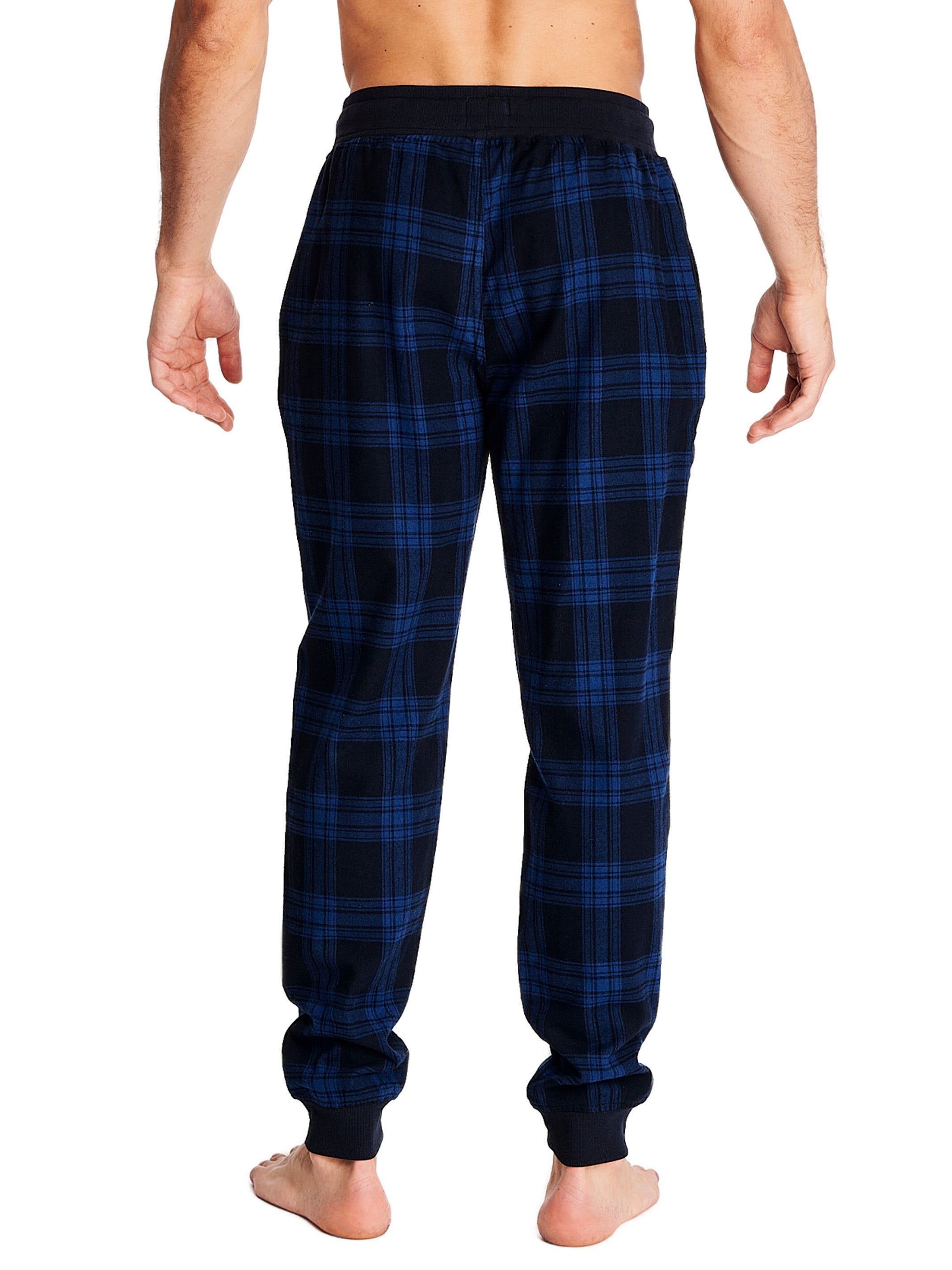 FLANNEL JOGGER | NAVY/BLUE PLAID sold by Joe Boxer product image thumbnail 3