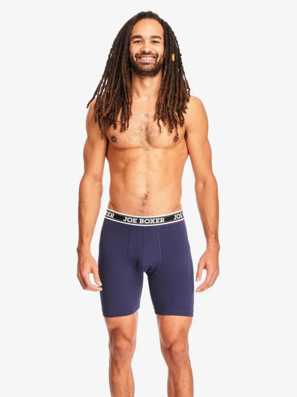 CLASSIC FIT STRETCH - CYCLE SHORTS | 3-PACK NAVY sold by Joe Boxer