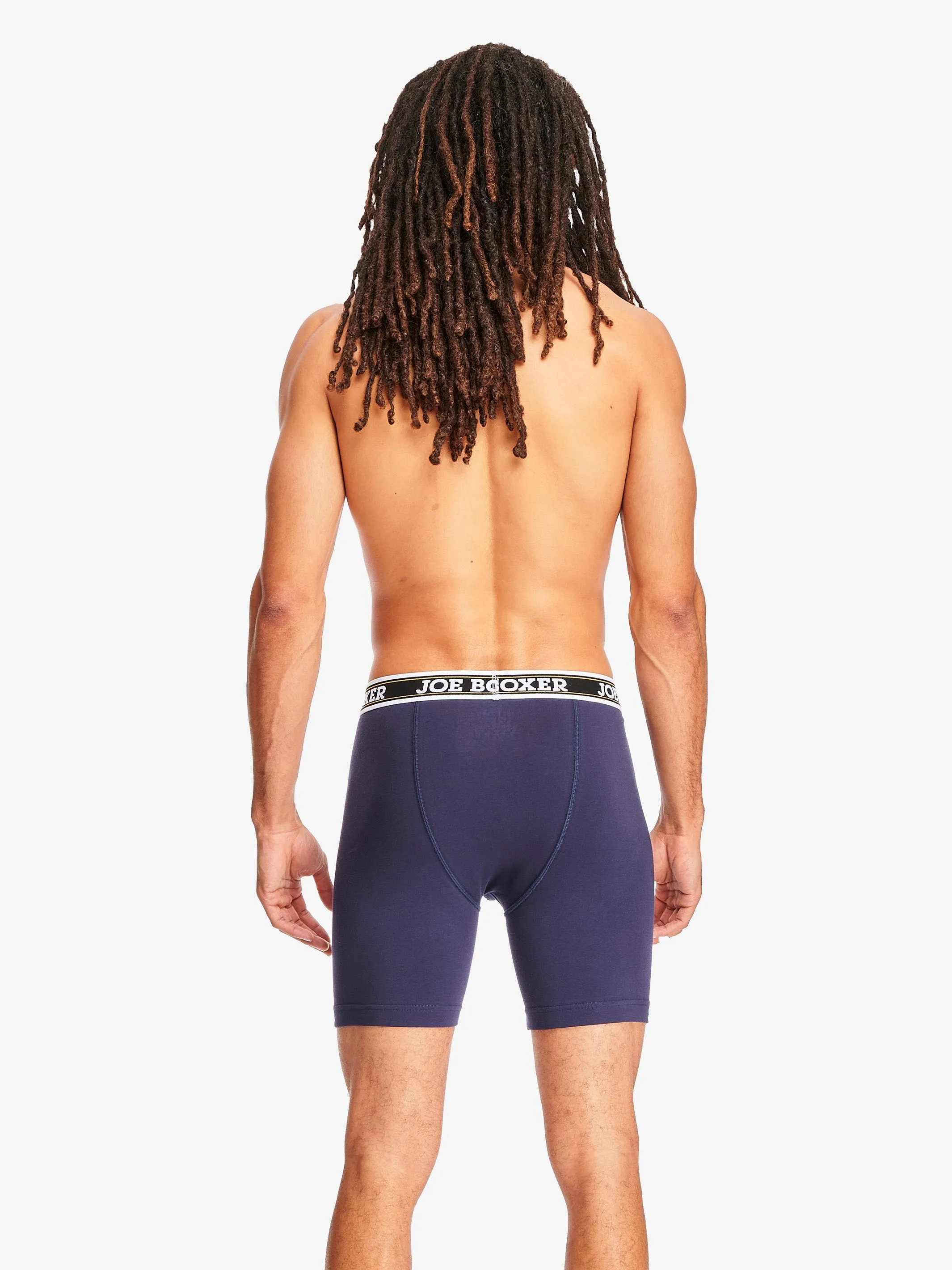 CLASSIC FIT STRETCH - CYCLE SHORTS | 3-PACK NAVY sold by Joe Boxer product image thumbnail 3