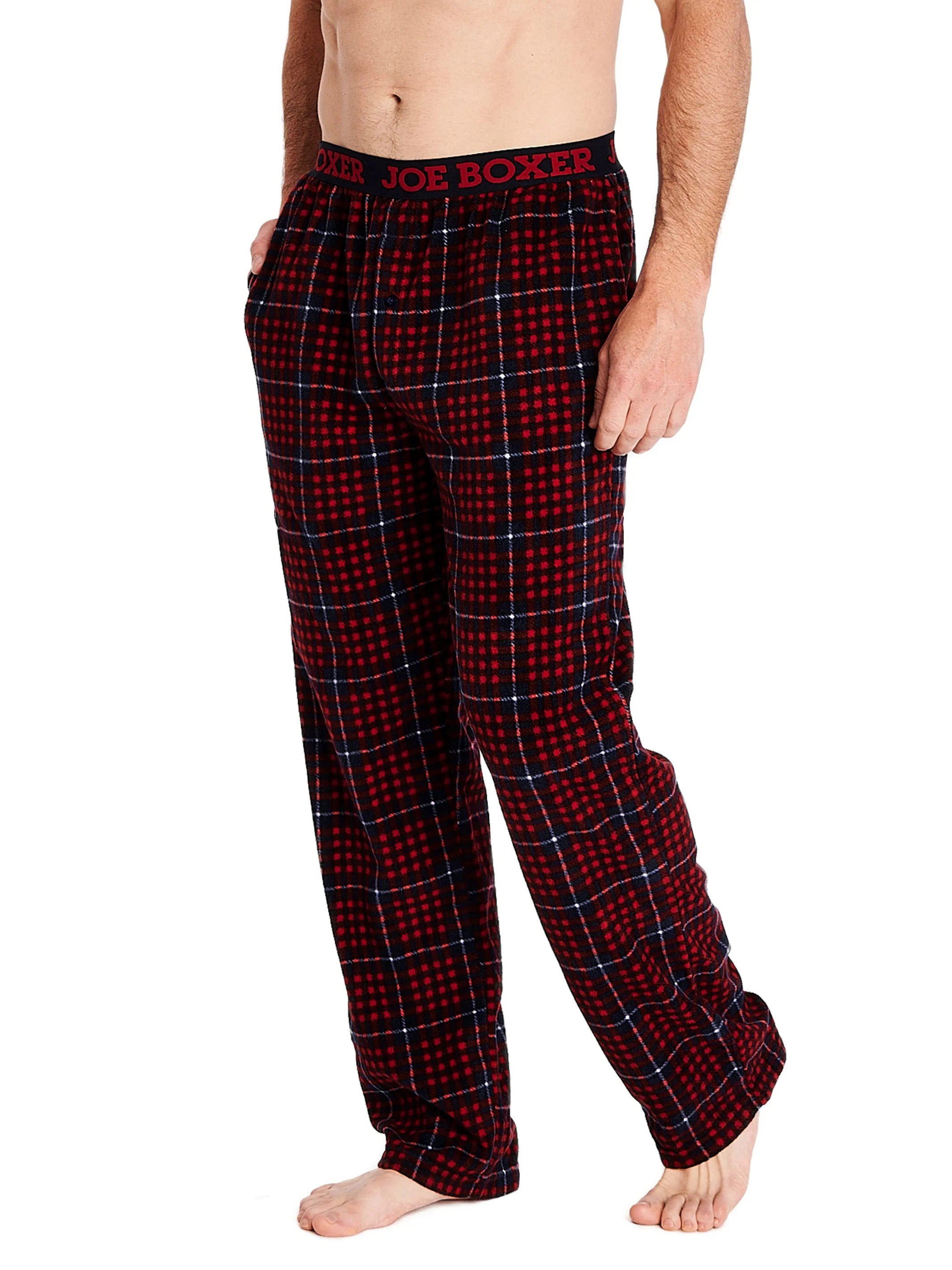 MICROFLEECE PRINTED PANT | RIBBON RED PLAID sold by Joe Boxer product image thumbnail 2
