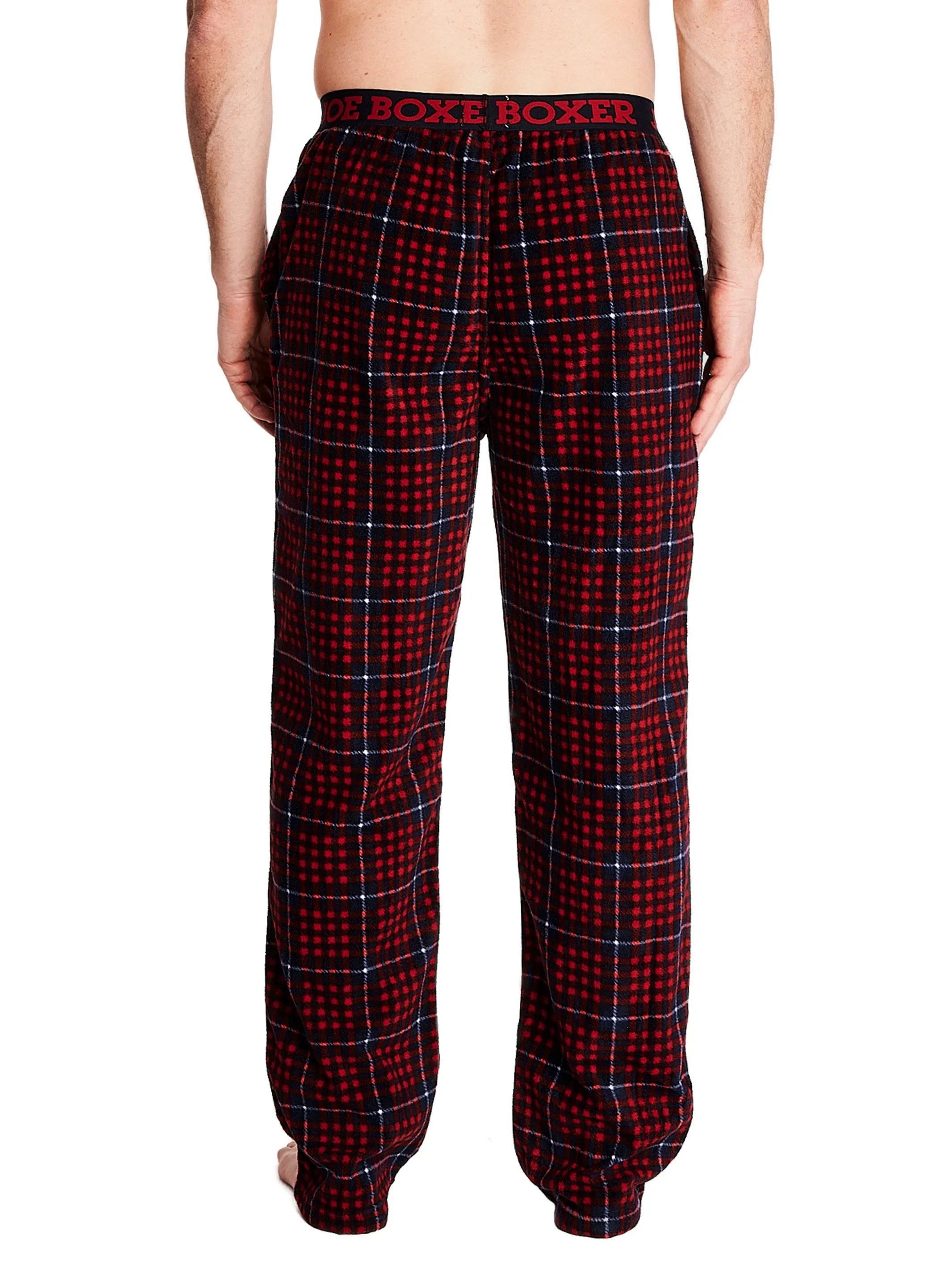 MICROFLEECE PRINTED PANT | RIBBON RED PLAID sold by Joe Boxer product image thumbnail 3