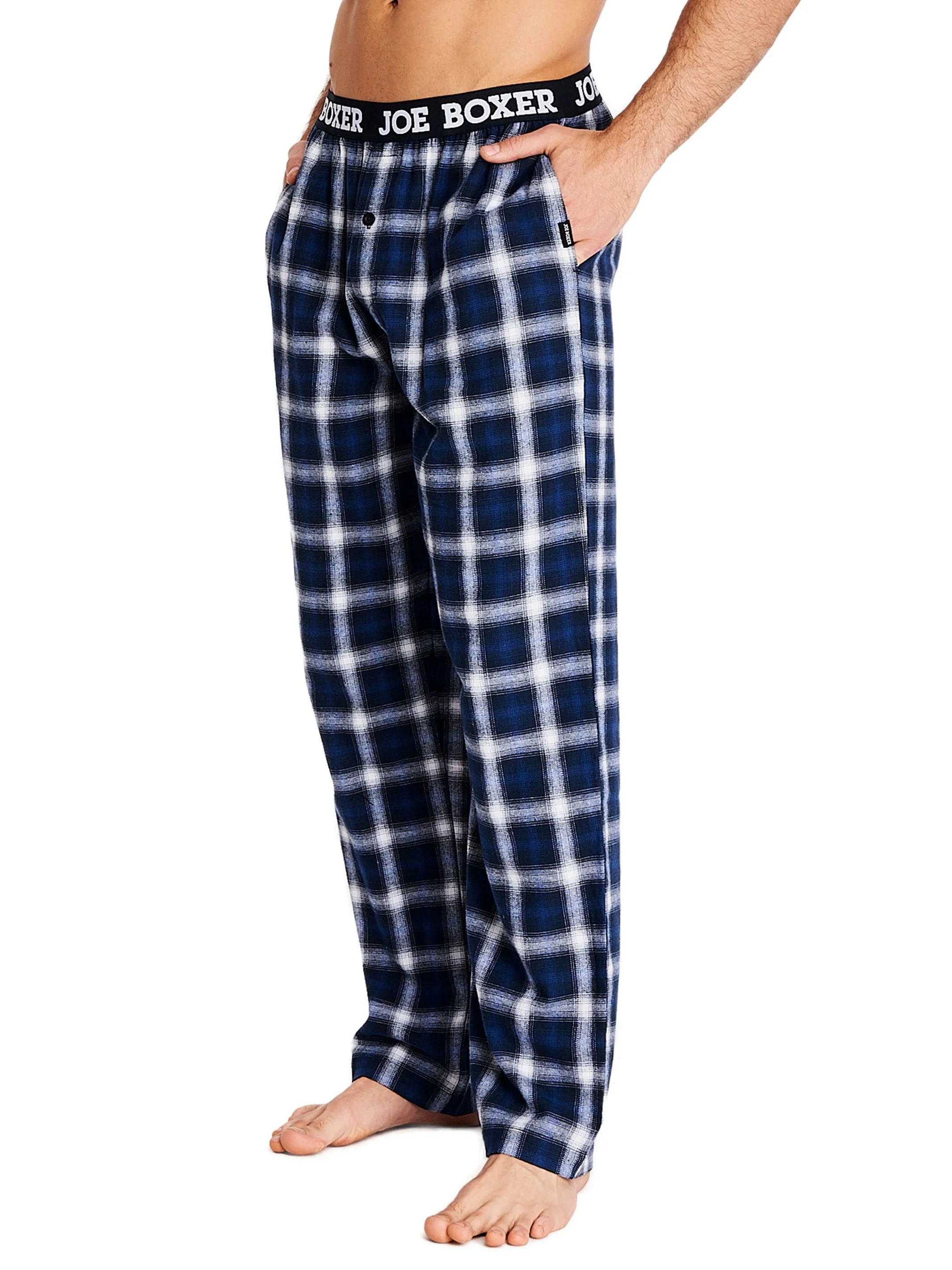 CLASSIC FLANNEL PANT | BLUE CHECK sold by Joe Boxer product image thumbnail 2