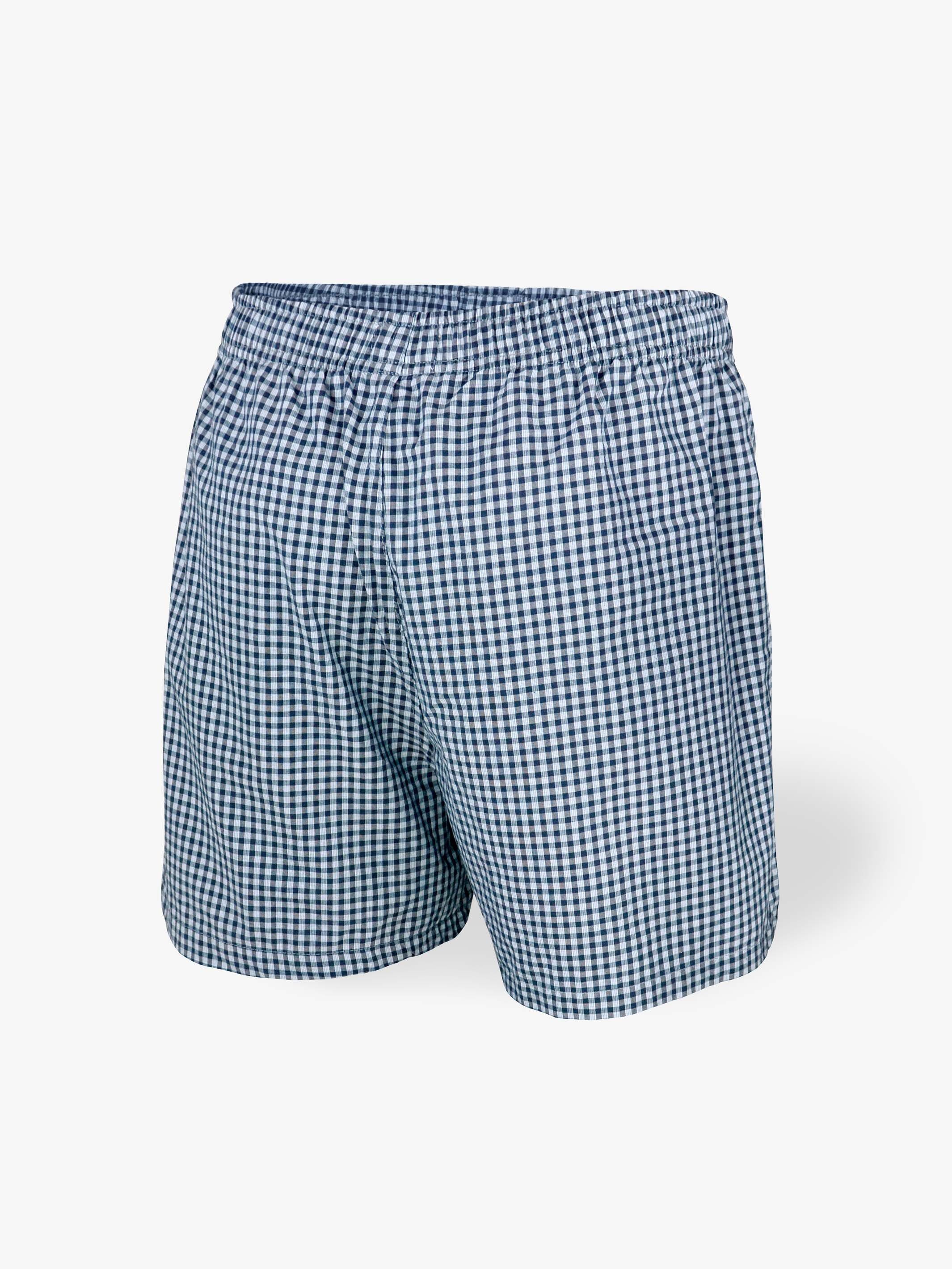 POPLIN BOXER | NAVY/BLUE PLAID sold by Joe Boxer product image thumbnail 5