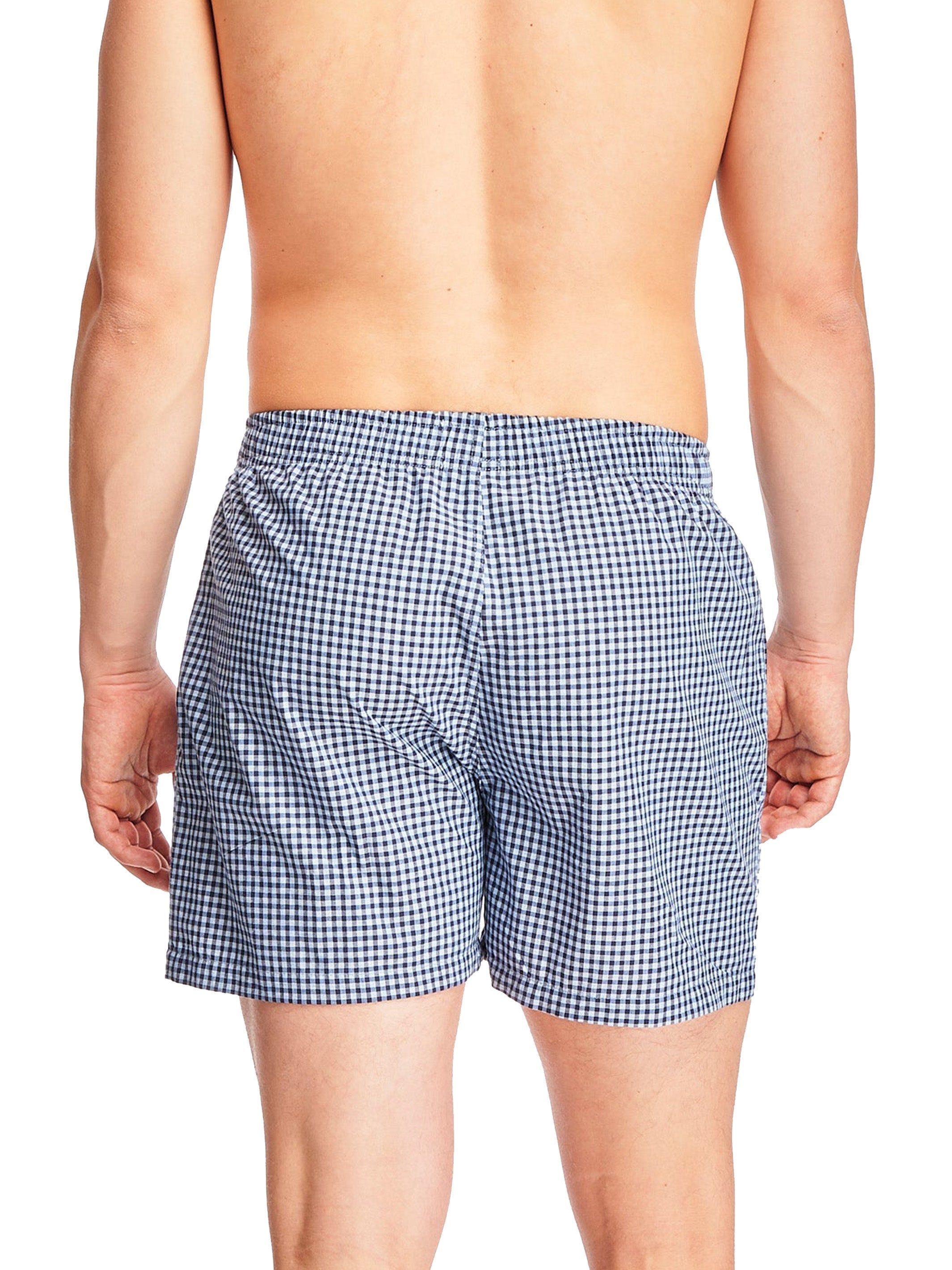 POPLIN BOXER | NAVY/BLUE PLAID sold by Joe Boxer product image thumbnail 3