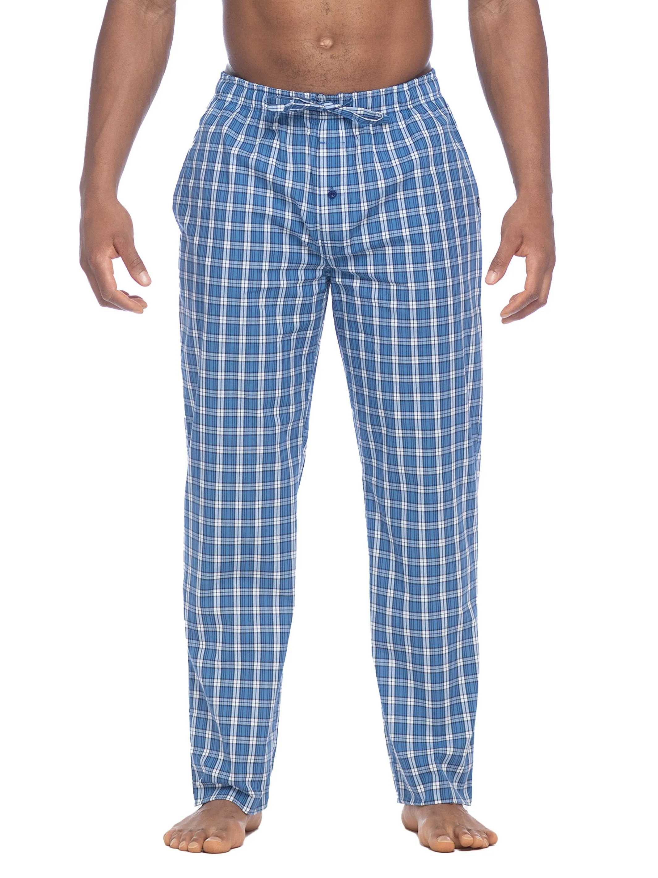 POPLIN PANT | BLUE PLAID sold by Joe Boxer