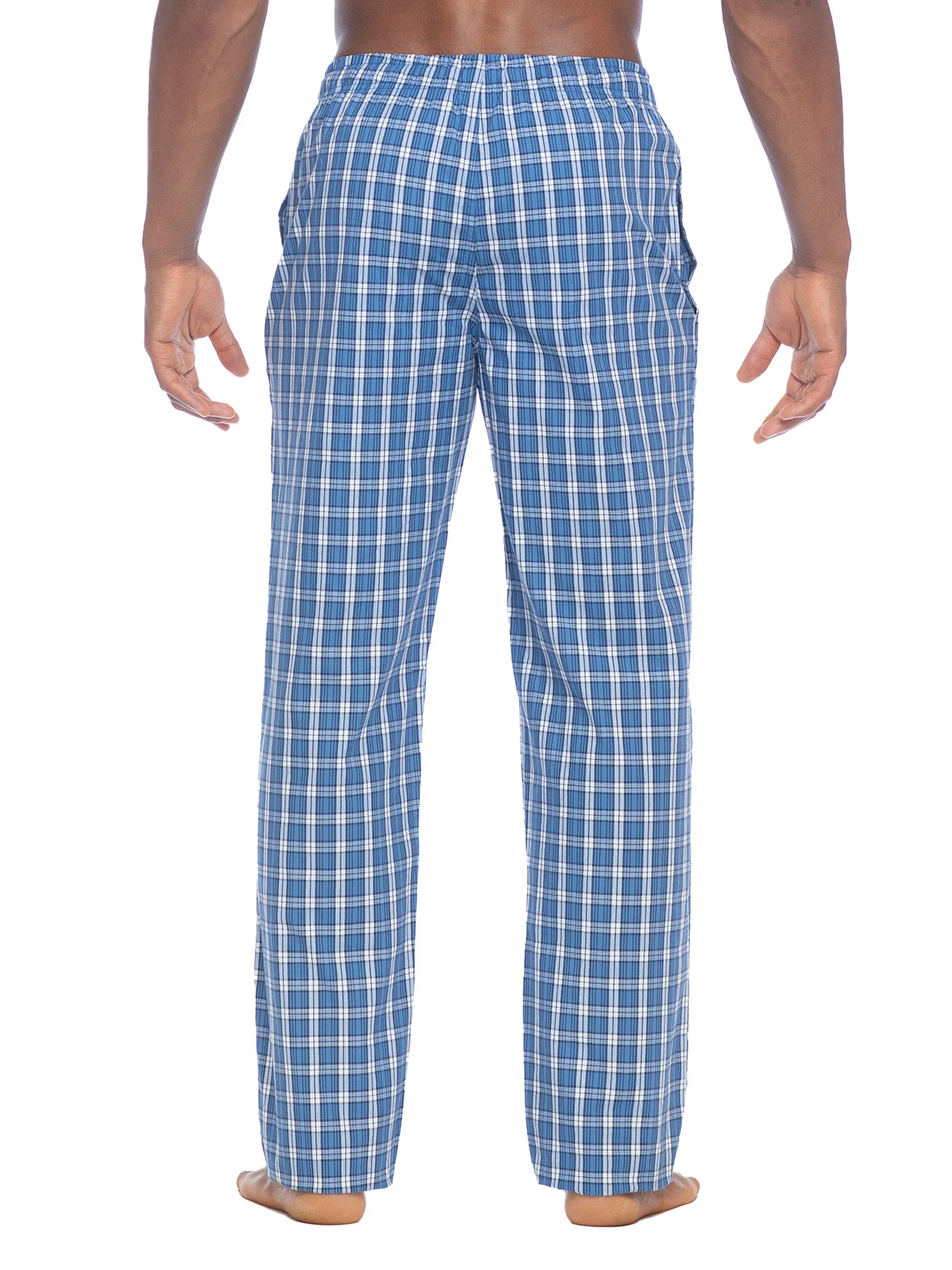 POPLIN PANT | BLUE PLAID sold by Joe Boxer product image thumbnail 3