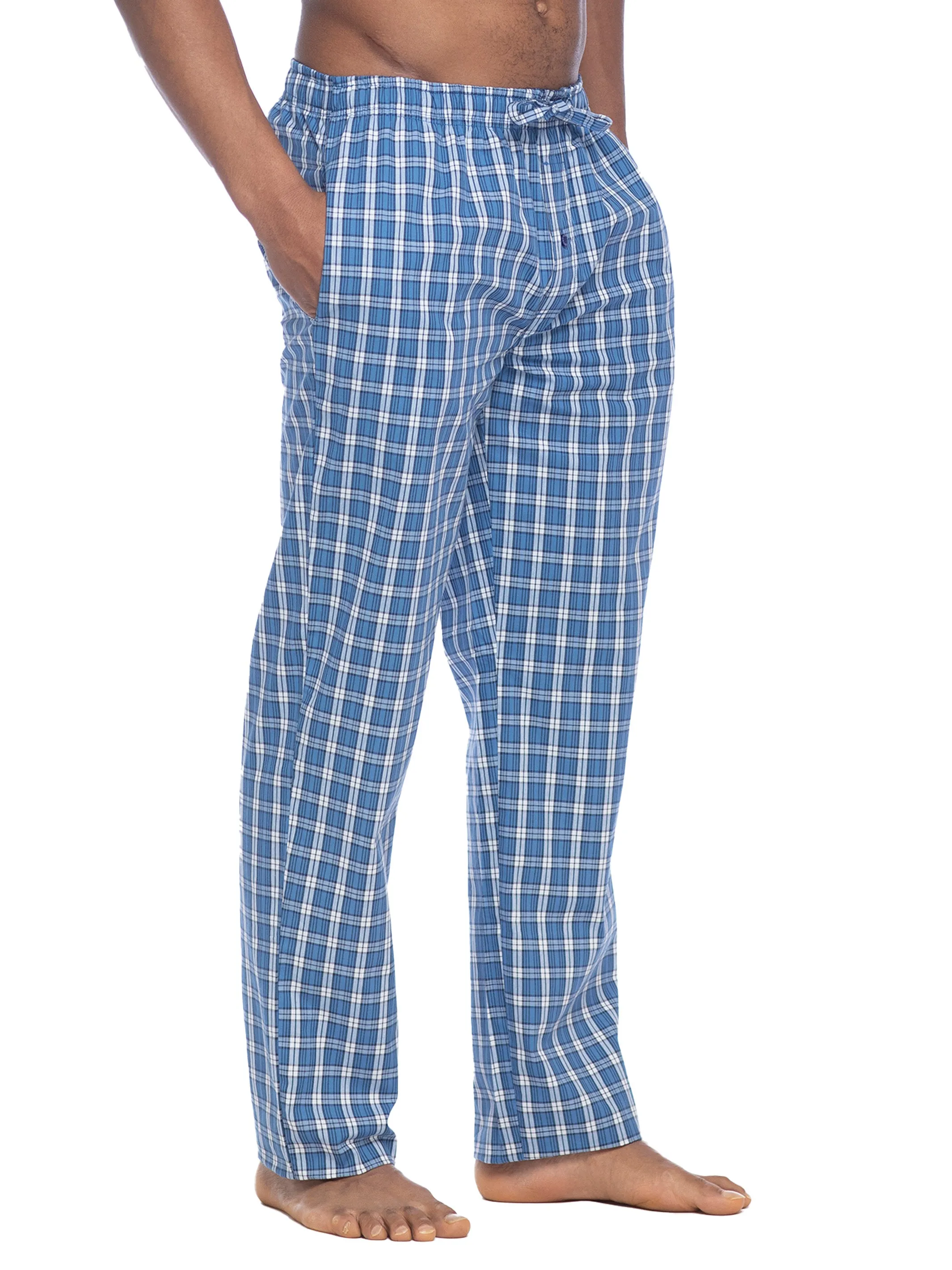 POPLIN PANT | BLUE PLAID sold by Joe Boxer product image thumbnail 2