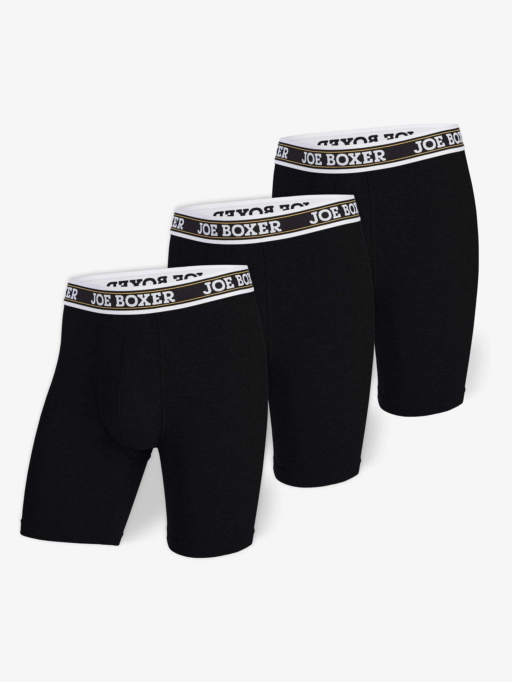 CLASSIC FIT STRETCH – CYCLE SHORTS | 6-PACK BLACK sold by Joe Boxer