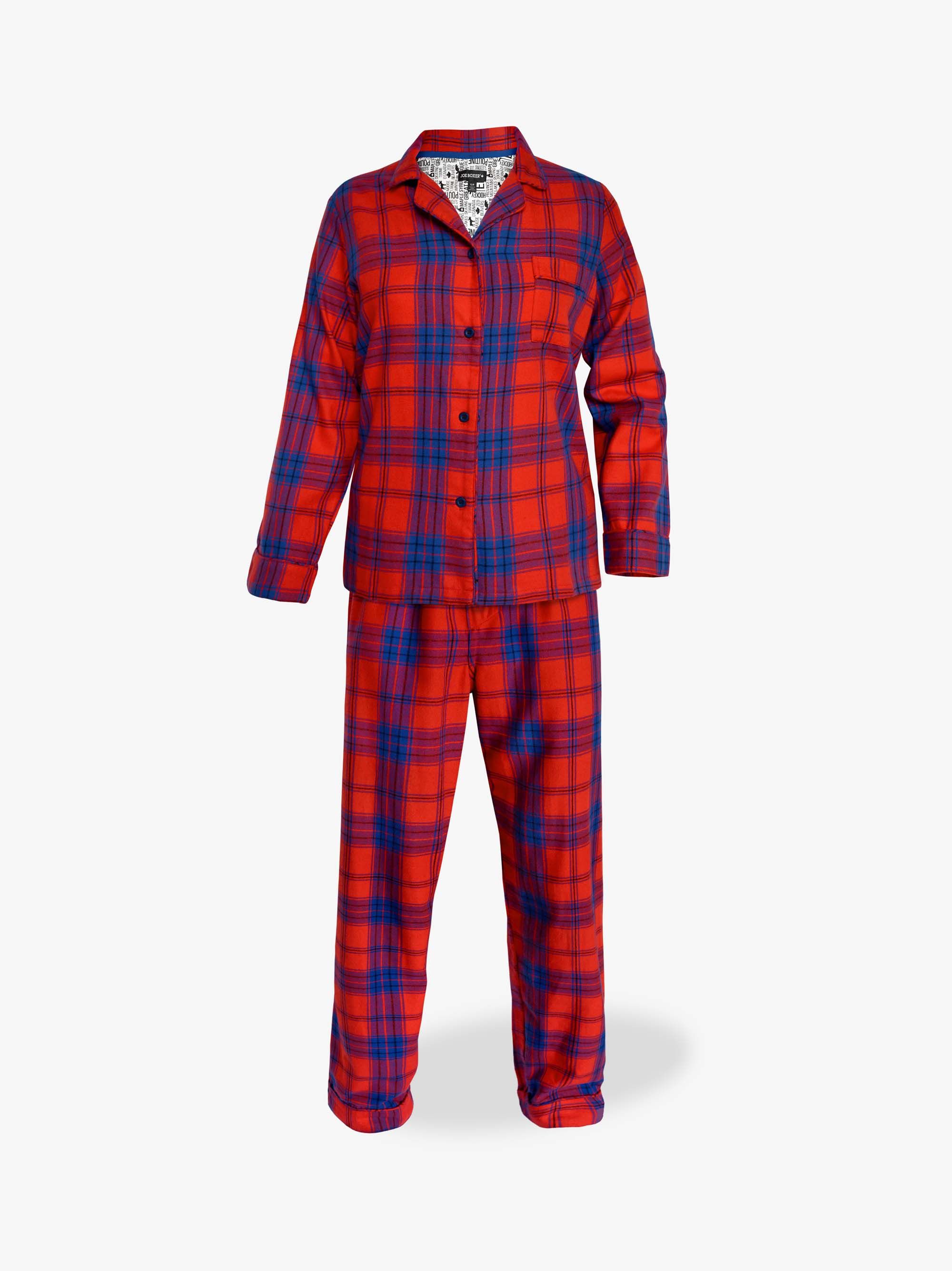 LADIES PJ SET | RED PLAID sold by Joe Boxer