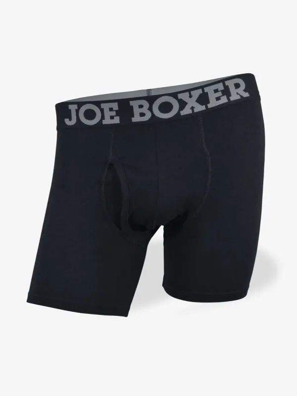 BOXER BRIEF | 4-PACK BLACK sold by Joe Boxer