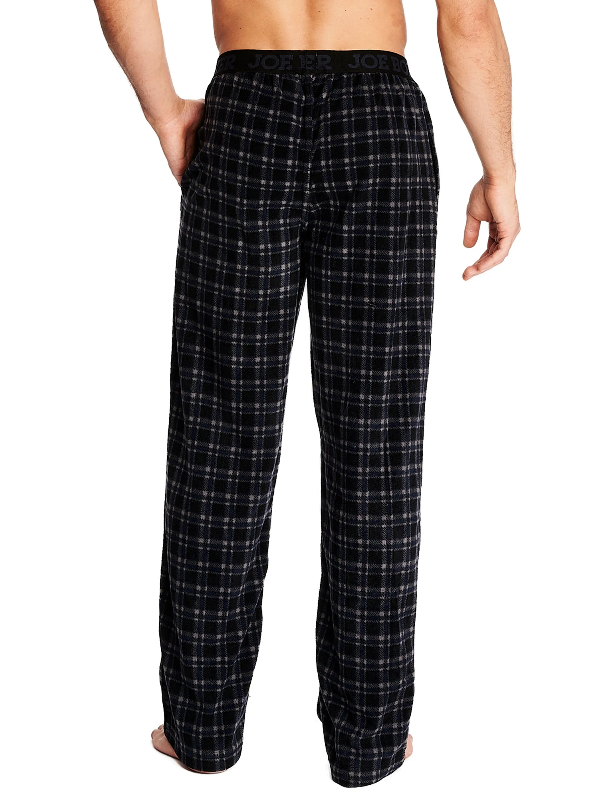 MICROFLEECE PRINTED PANT | BLACK CHECK sold by Joe Boxer product image thumbnail 3