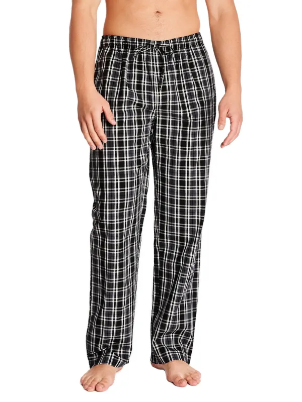 POPLIN PANT | BLACK/WHITE CHECK sold by Joe Boxer