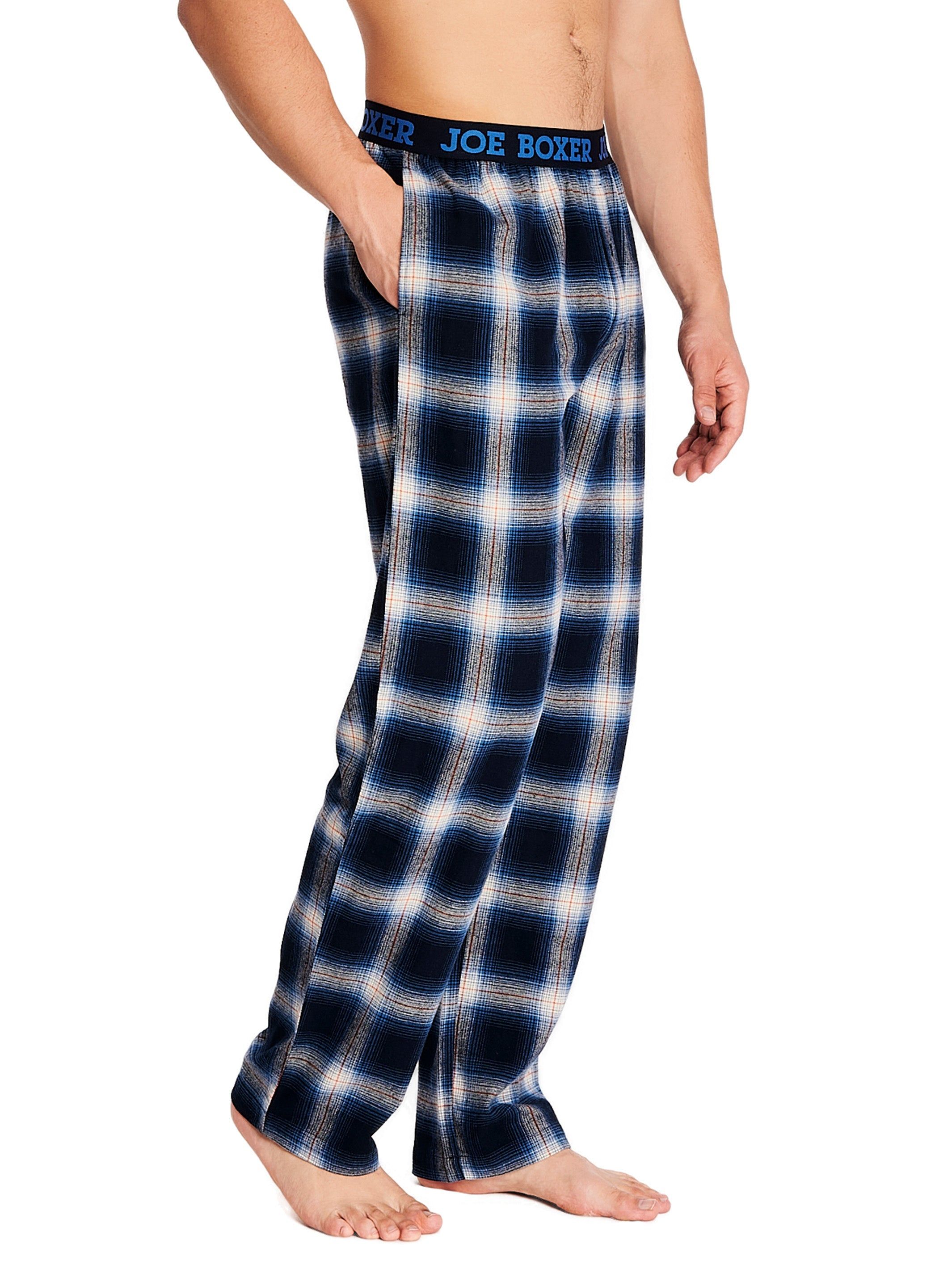 CLASSIC FLANNEL PANT | WHITE/RED/NAVY PLAID sold by Joe Boxer product image thumbnail 2