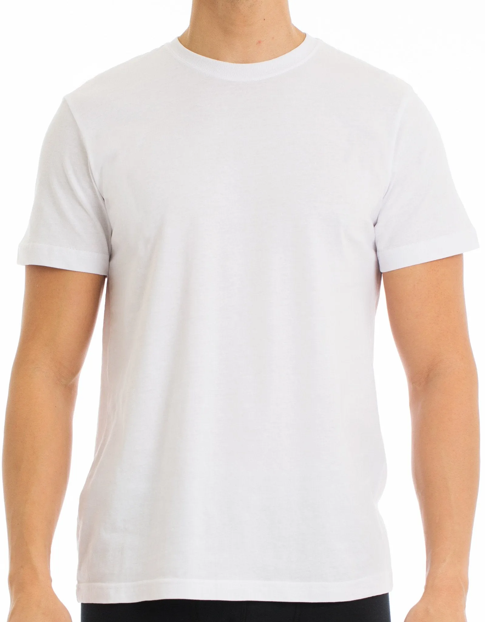 CREW NECK TEES | 4-PACK WHITE sold by Joe Boxer
