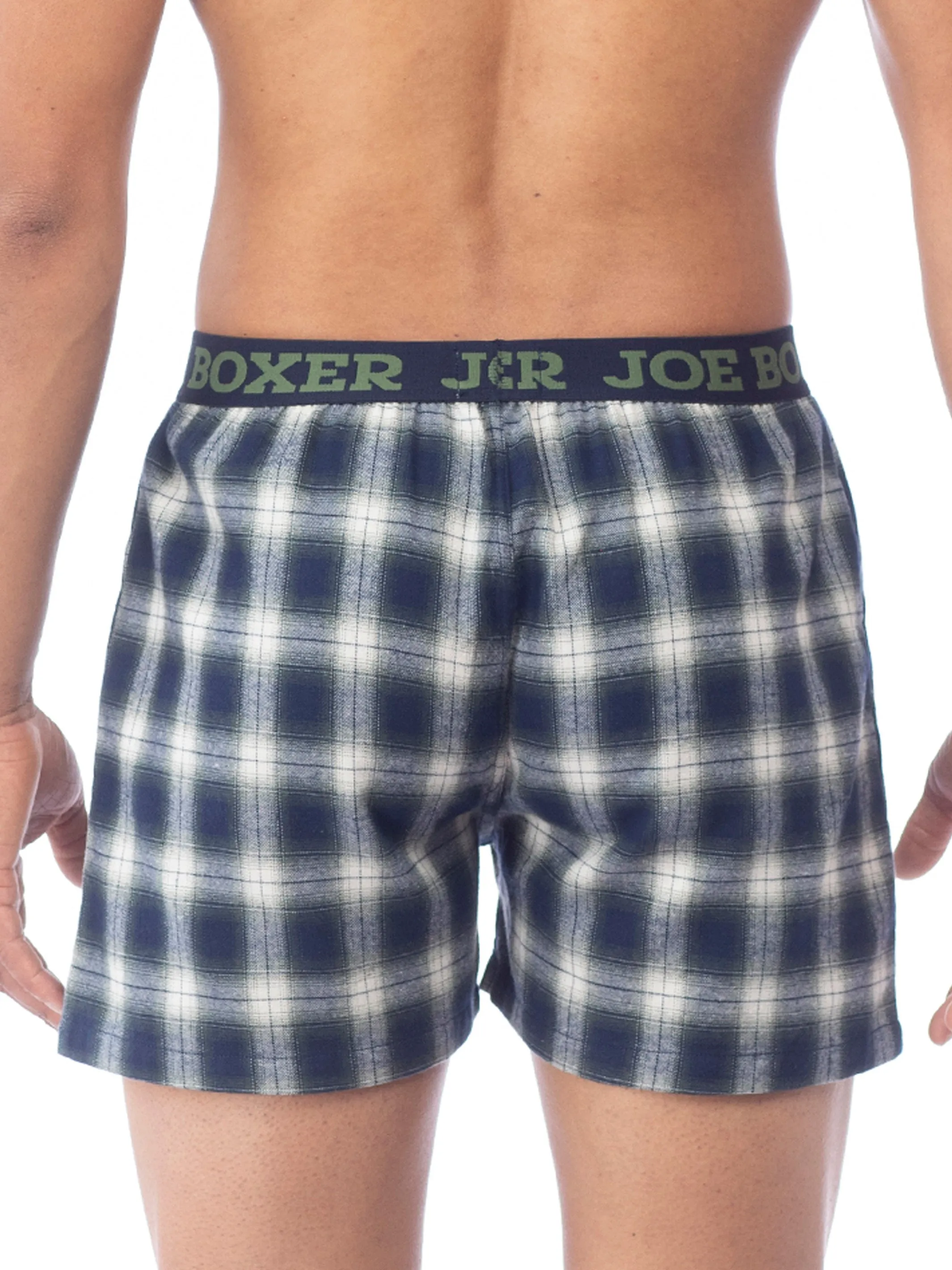 CLASSIC FLANNEL BOXER | GREEN/NAVY sold by Joe Boxer product image thumbnail 3