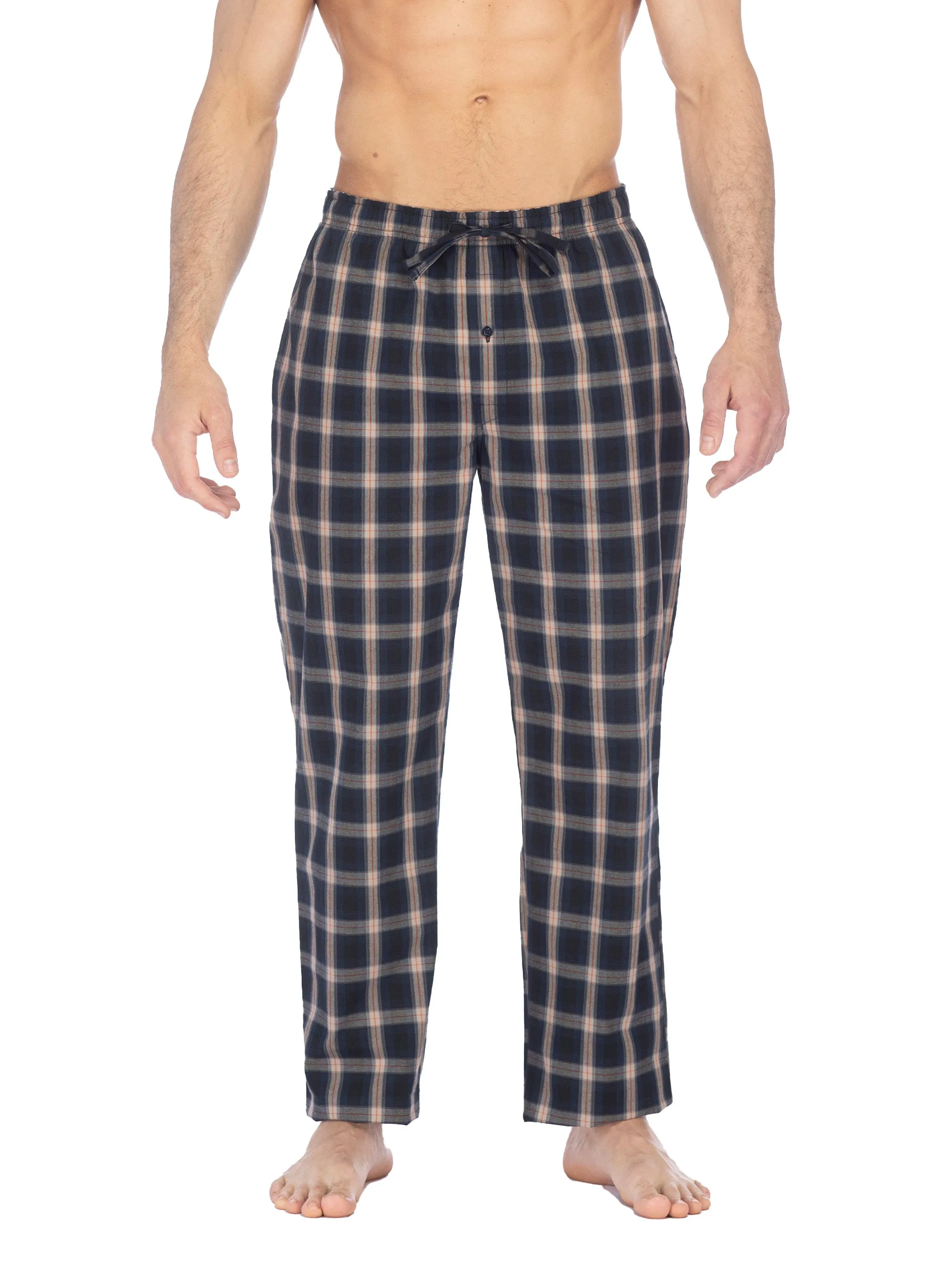 POPLIN PANT | NAVY CHECK sold by Joe Boxer