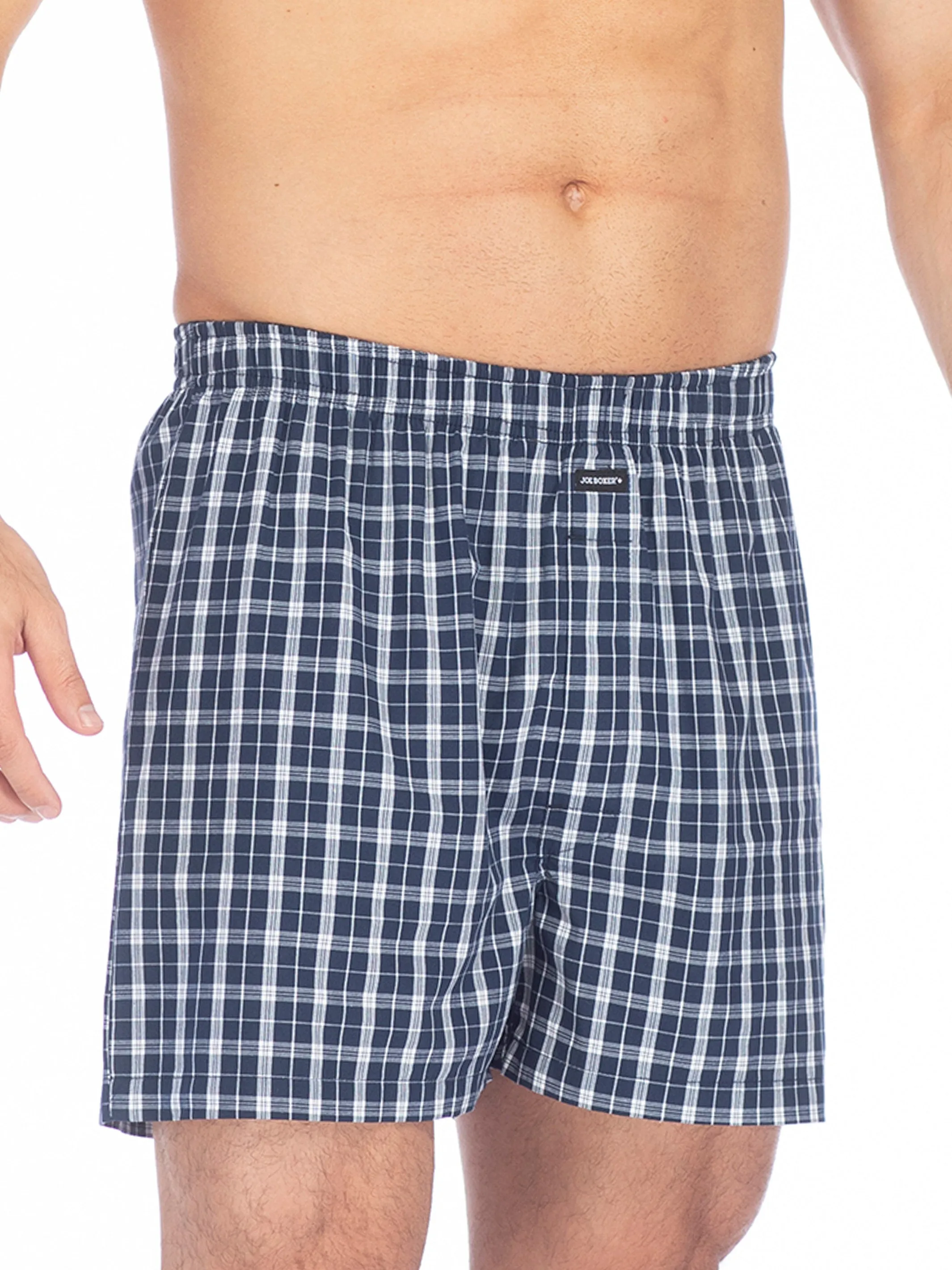 POPLIN BOXER | NAVY/WHITE sold by Joe Boxer product image thumbnail 2