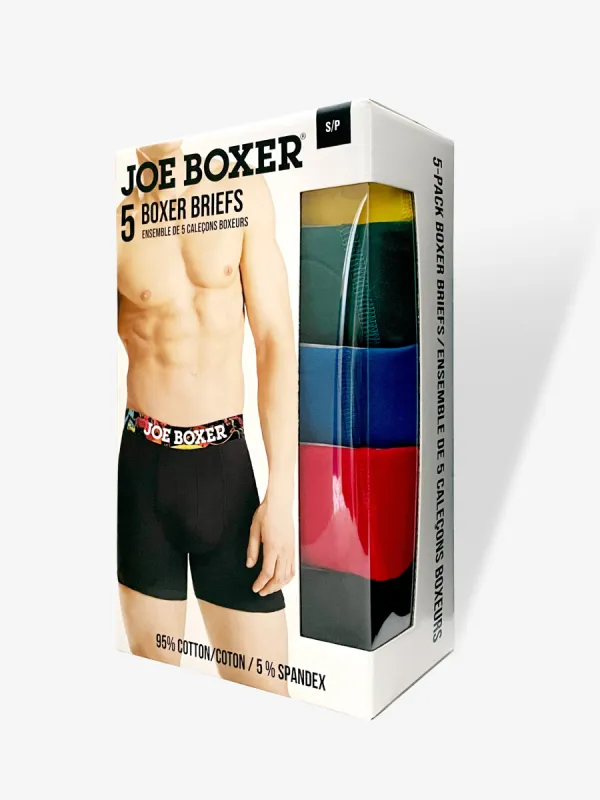 BOXER BRIEF | 5-PACK COLOR sold by Joe Boxer