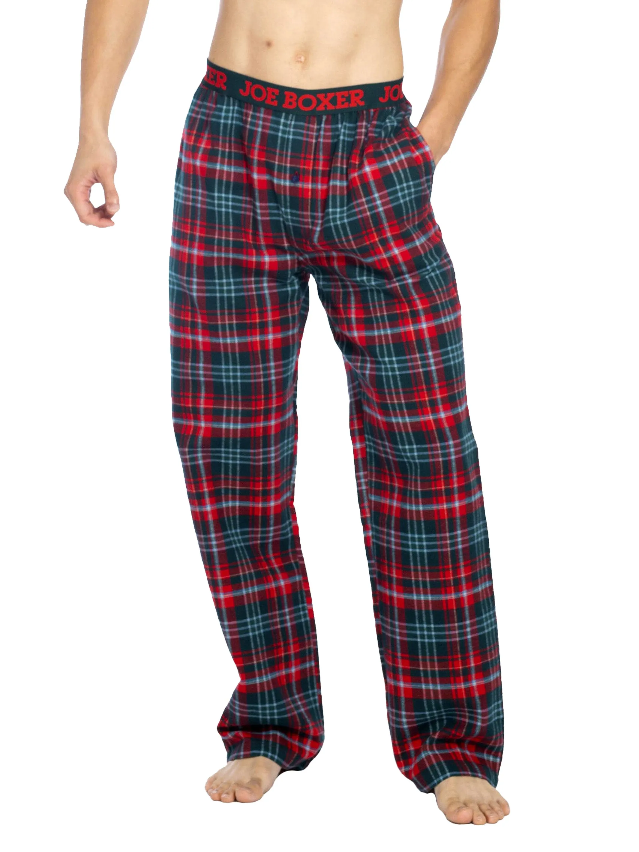 CLASSIC FLANNEL PANT | GREEN/RED PLAID sold by Joe Boxer