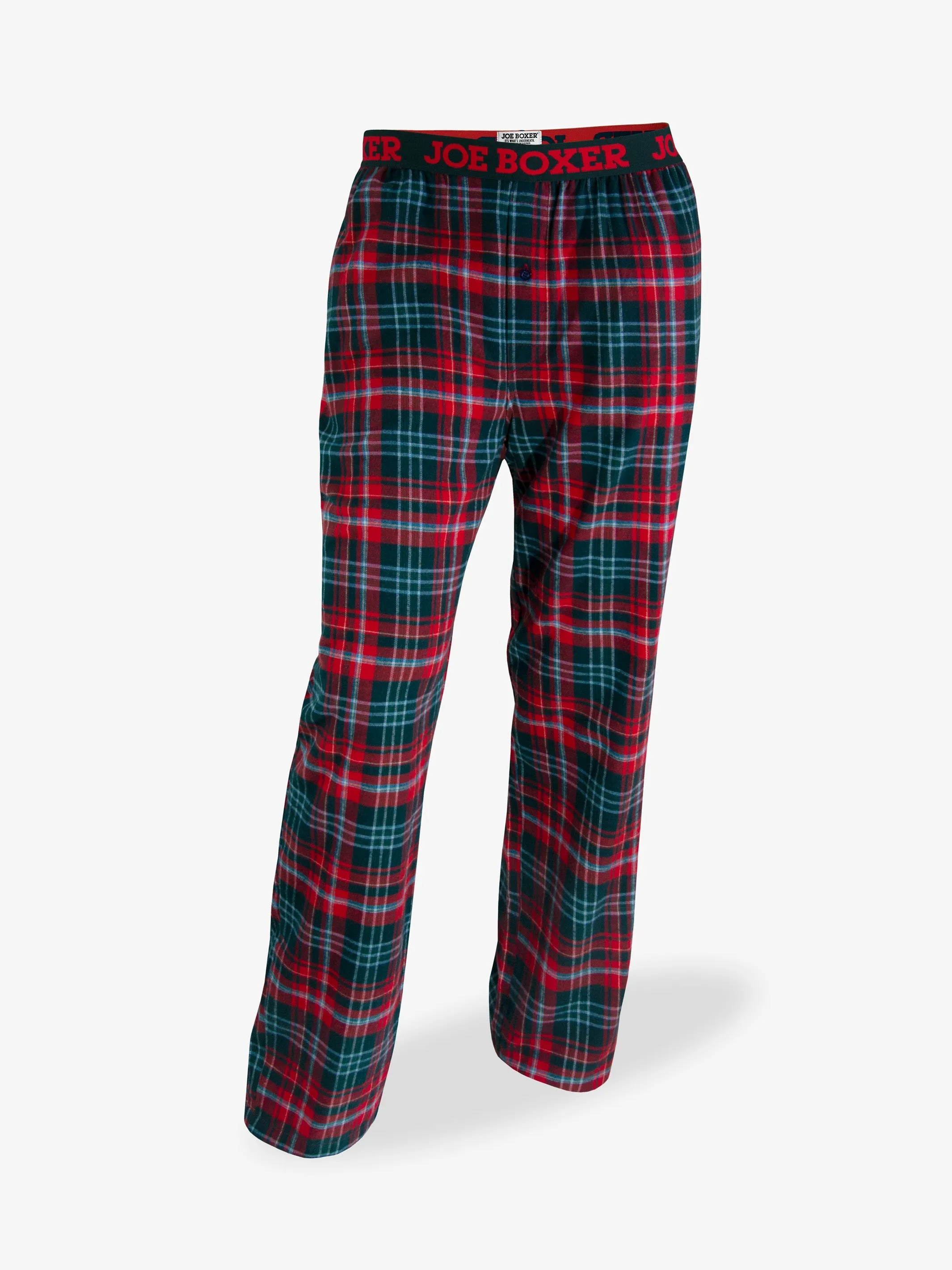 CLASSIC FLANNEL PANT | GREEN/RED PLAID sold by Joe Boxer product image thumbnail 4