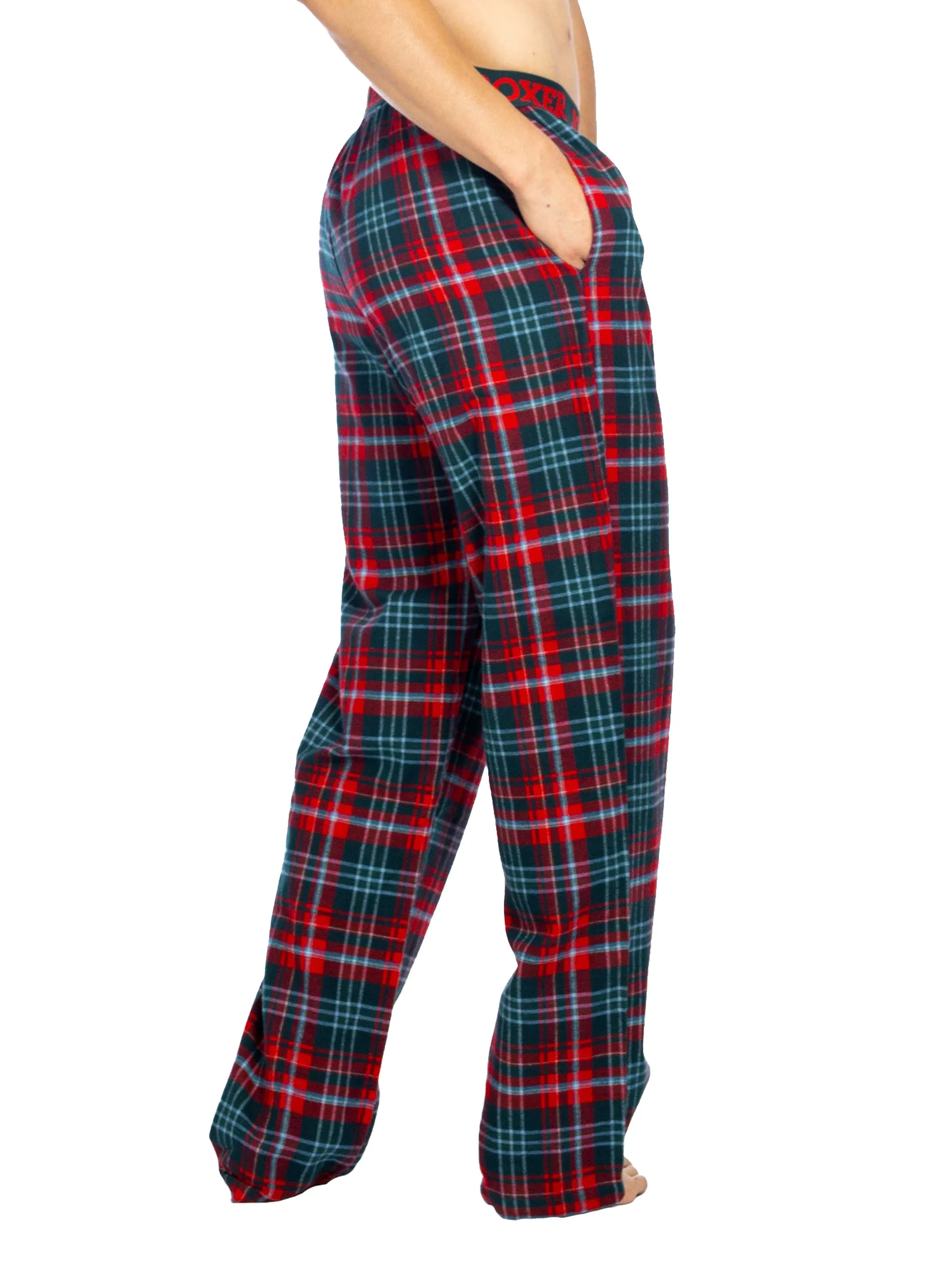 CLASSIC FLANNEL PANT | GREEN/RED PLAID sold by Joe Boxer product image thumbnail 2
