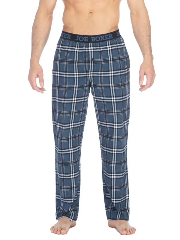CLASSIC FLANNEL PANT | BLUE WHITE sold by Joe Boxer
