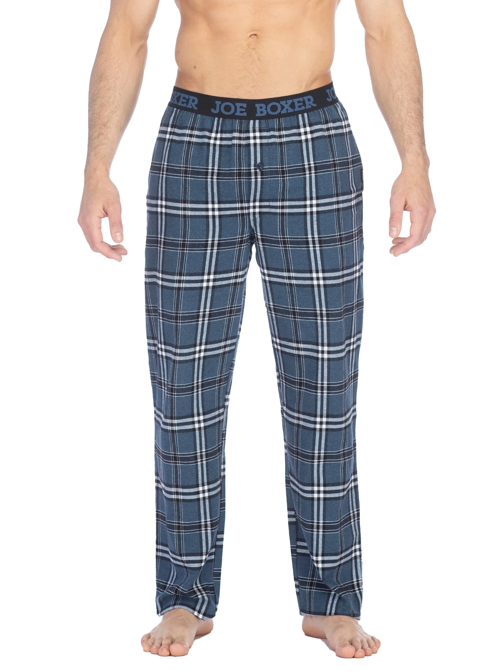 CLASSIC FLANNEL PANT | BLUE WHITE sold by Joe Boxer