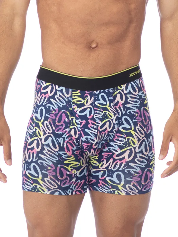 BOXER BRIEF | GRAFFITI HEART sold by Joe Boxer