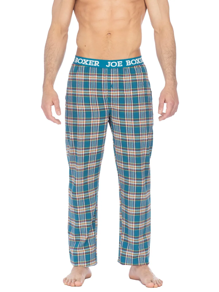 CLASSIC FLANNEL PANT | TURQUOISE PLAID sold by Joe Boxer
