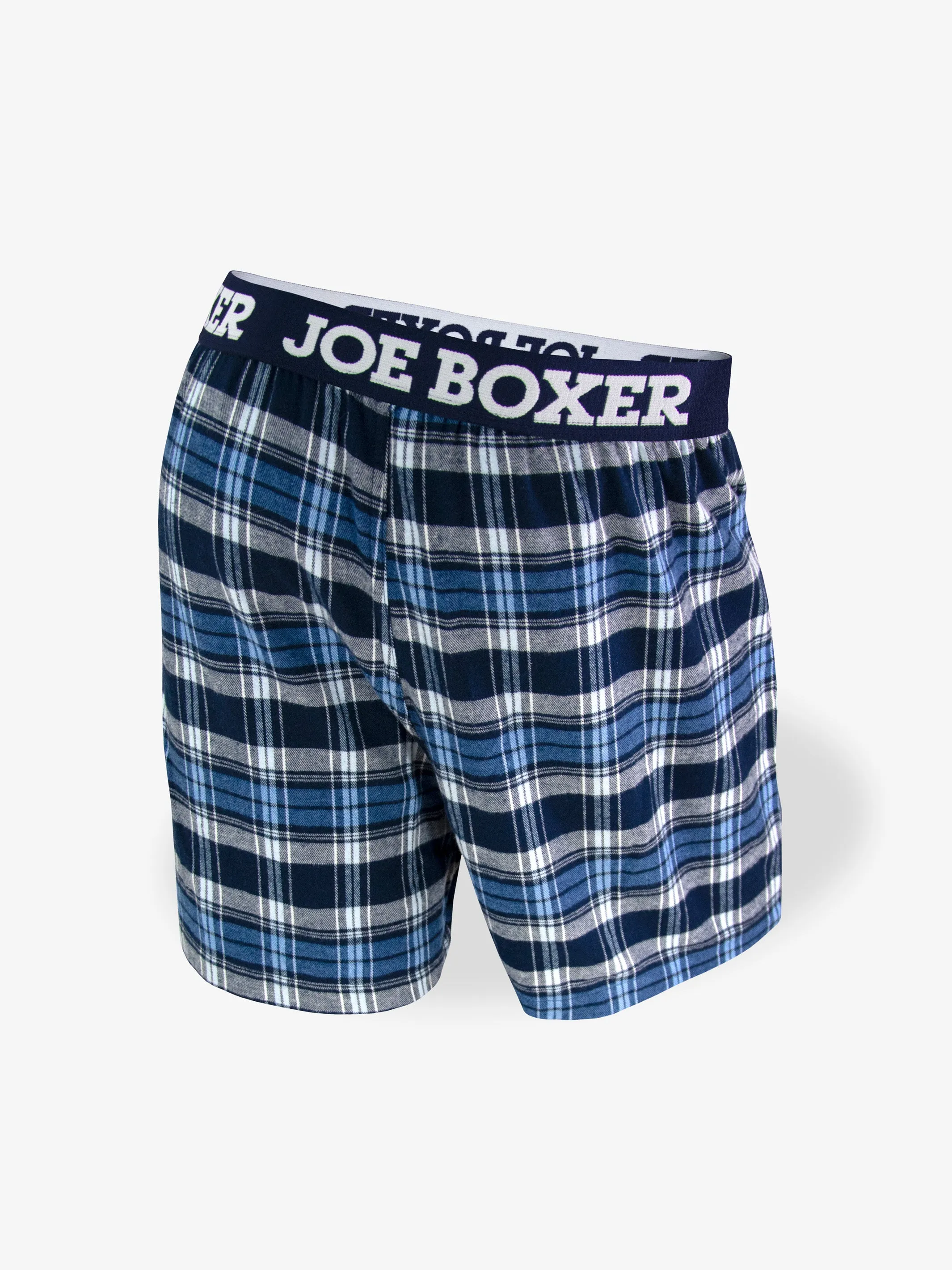 CLASSIC FLANNEL BOXER | TRUE BLUE PLAID sold by Joe Boxer product image thumbnail 2