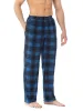 MICROFLEECE PRINTED PANT | NAVY BLUE PLAID sold by Joe Boxer