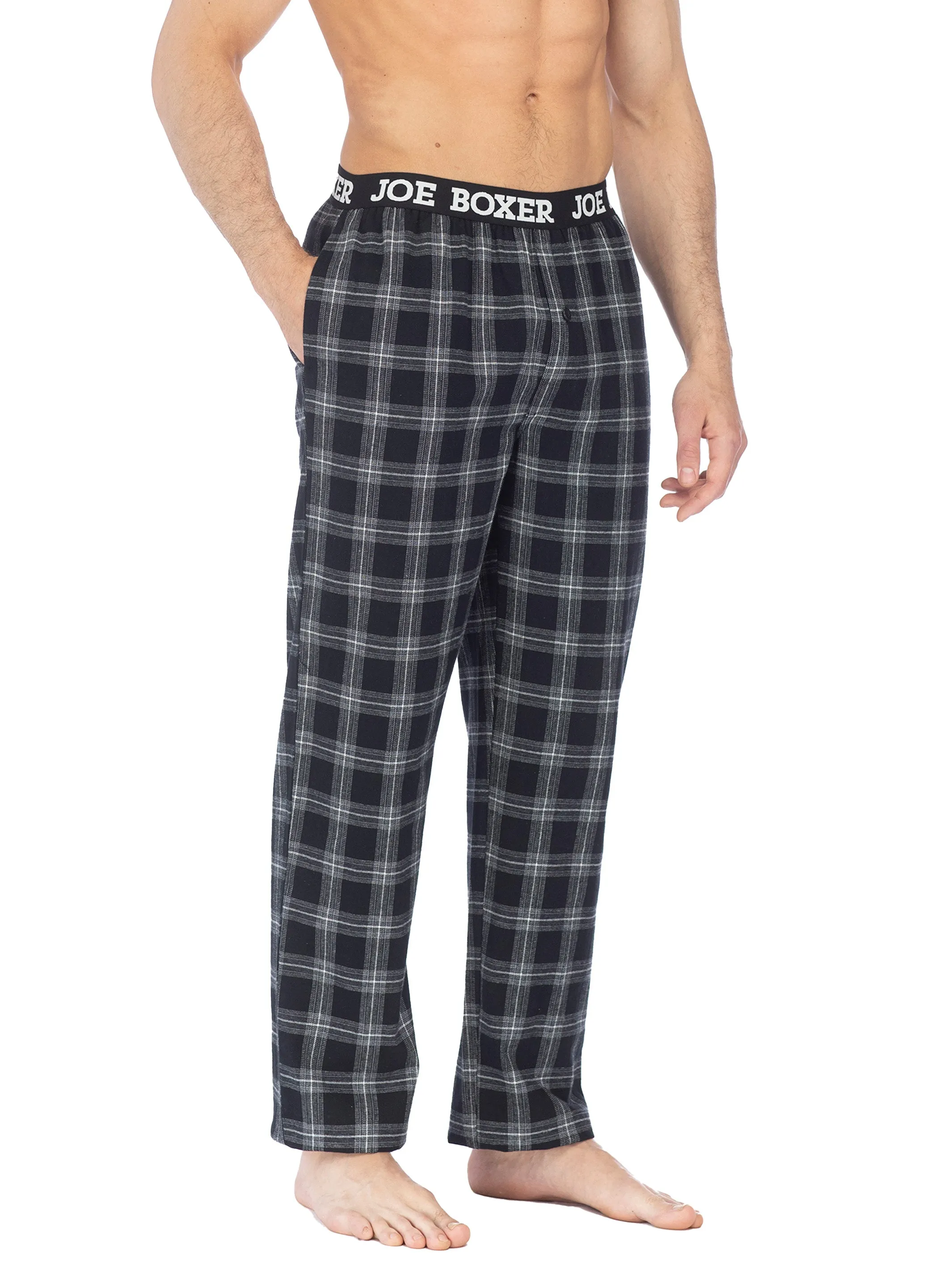 CLASSIC FLANNEL PANT | BLACKOUT PLAID sold by Joe Boxer product image thumbnail 2