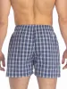 POPLIN BOXER | NAVY/BLUE PLAID sold by Joe Boxer