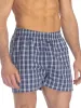 POPLIN BOXER | NAVY/BLUE PLAID sold by Joe Boxer
