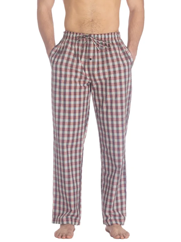 POPLIN PANT | RED/BEIGE PLAID sold by Joe Boxer