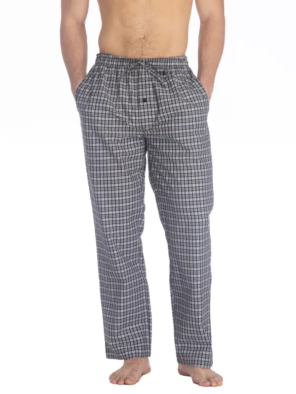POPLIN PANT | BLACK/WHITE PLAID sold by Joe Boxer