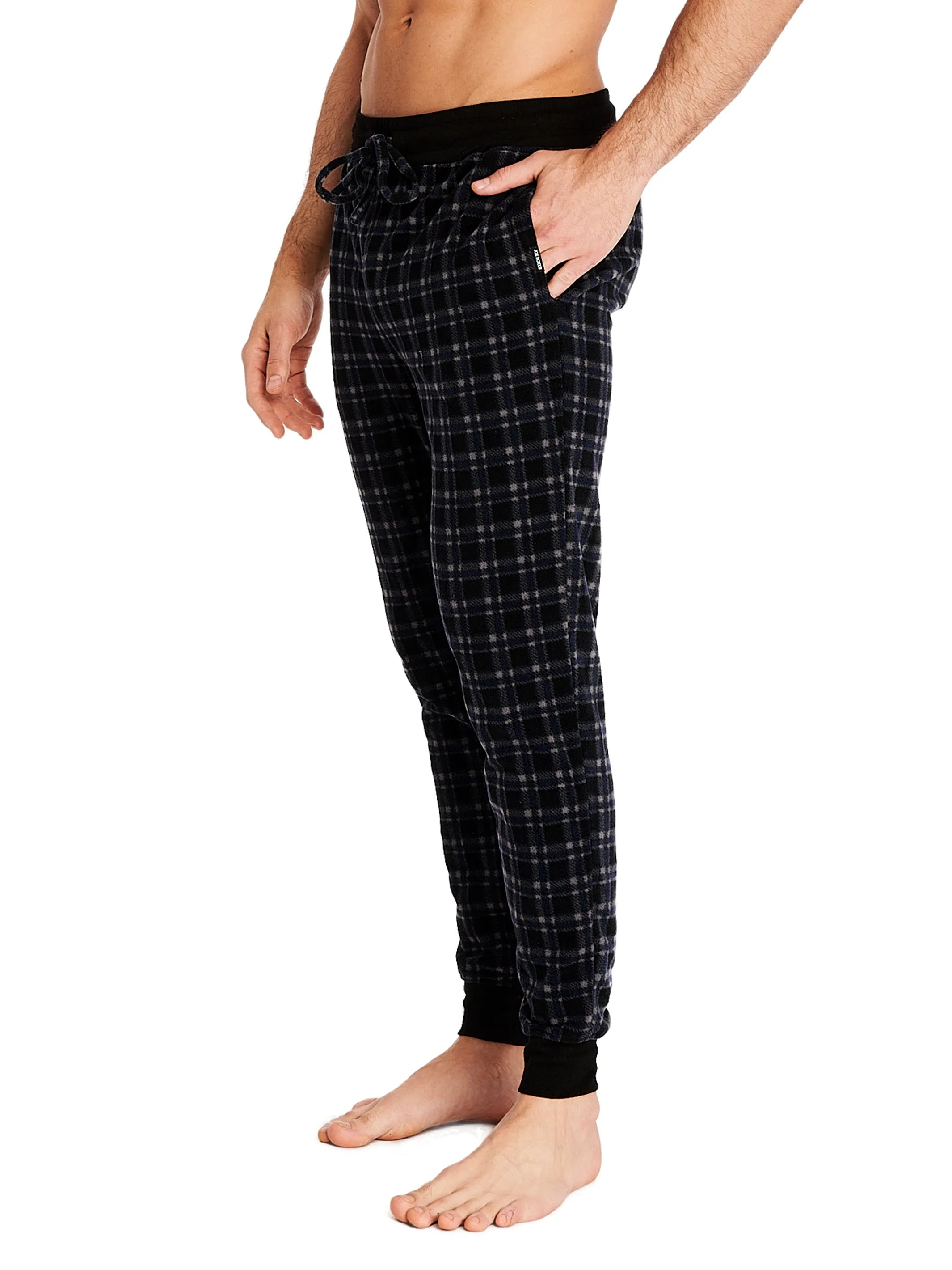 MICROFLEECE JOGGER | BLACK CHECK sold by Joe Boxer product image thumbnail 2