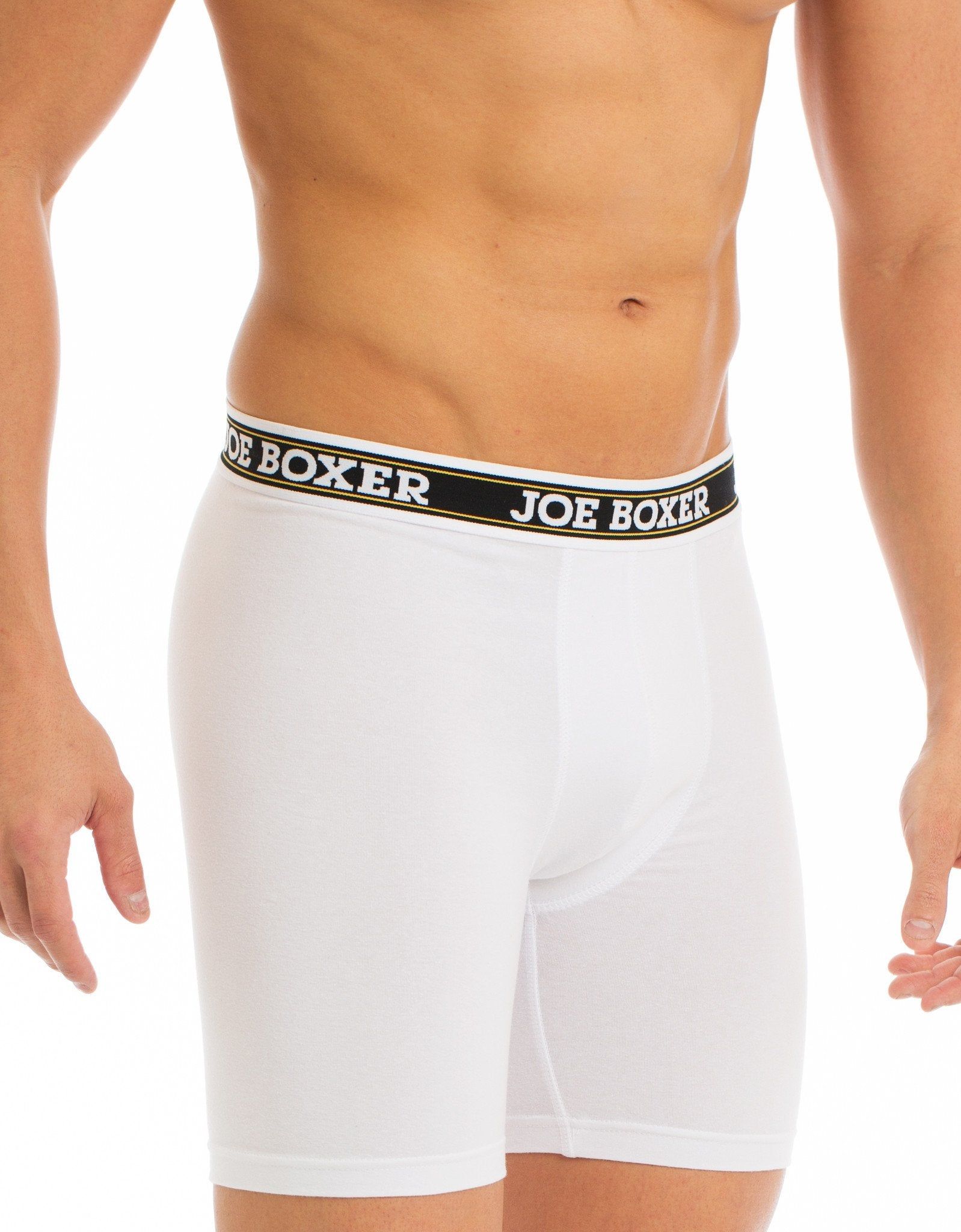 CLASSIC FIT STRETCH – CYCLE SHORT | 2-PACK WHITE sold by Joe Boxer product image thumbnail 3