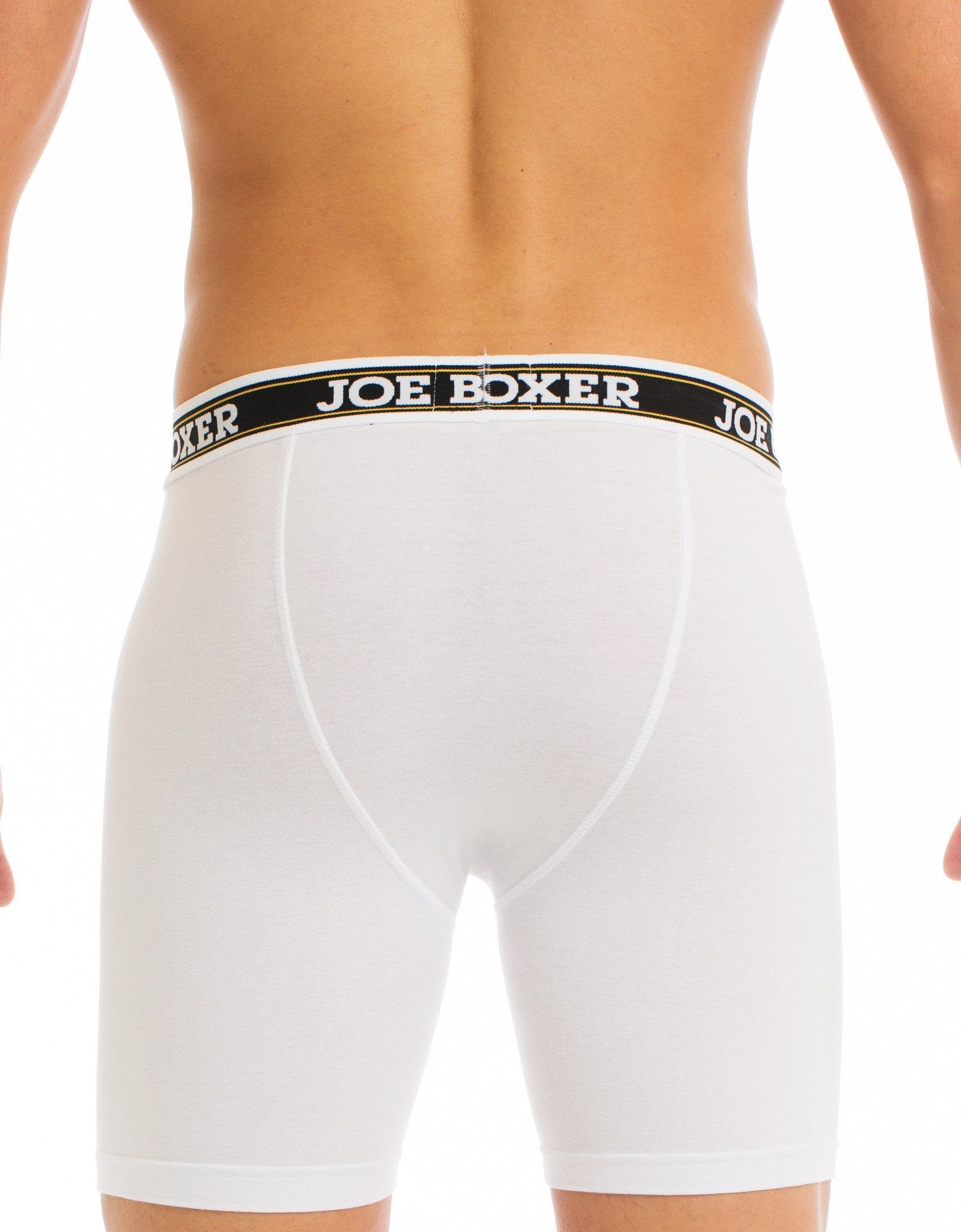 CLASSIC FIT STRETCH – CYCLE SHORT | 2-PACK WHITE sold by Joe Boxer product image thumbnail 4