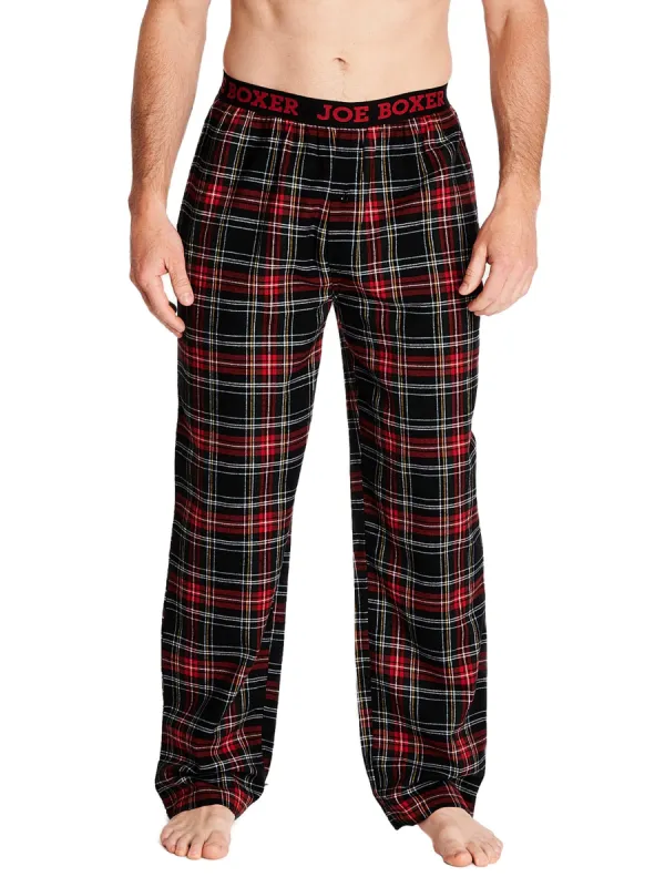 CLASSIC FLANNEL PANT | RED/BLACK PLAID sold by Joe Boxer