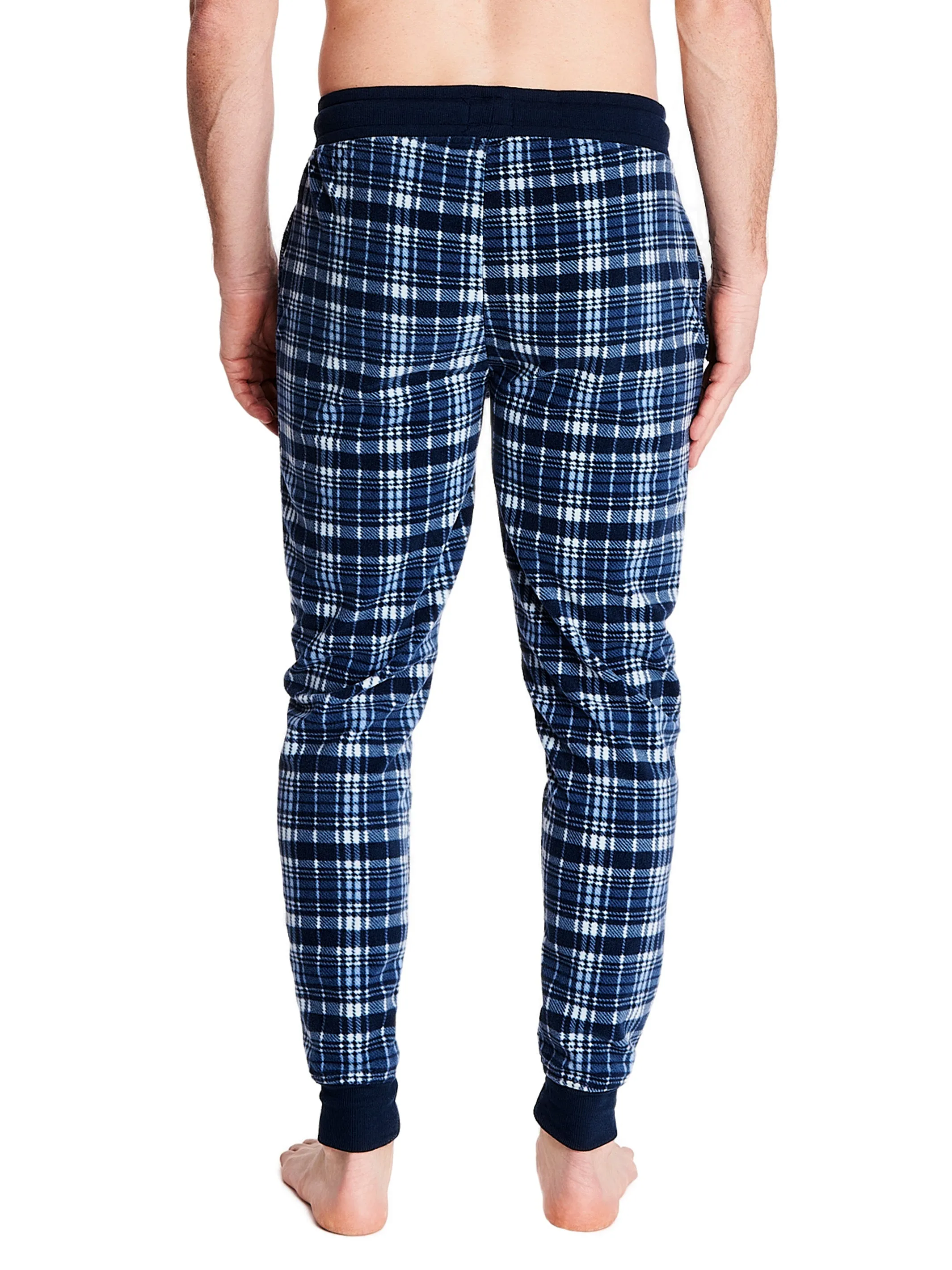 MICROFLEECE JOGGER | TRUE BLUE PLAID sold by Joe Boxer product image thumbnail 3