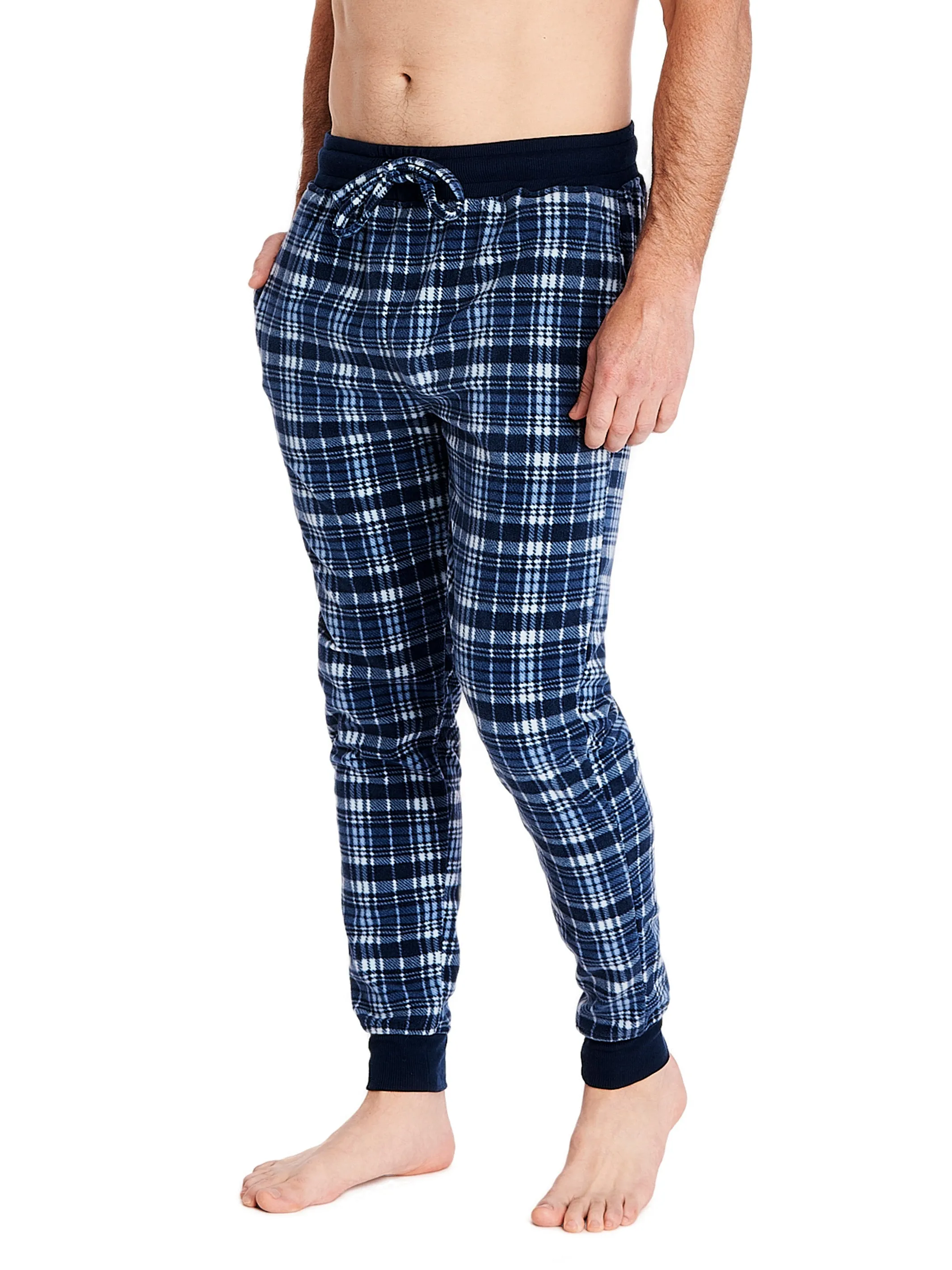 MICROFLEECE JOGGER | TRUE BLUE PLAID sold by Joe Boxer product image thumbnail 2