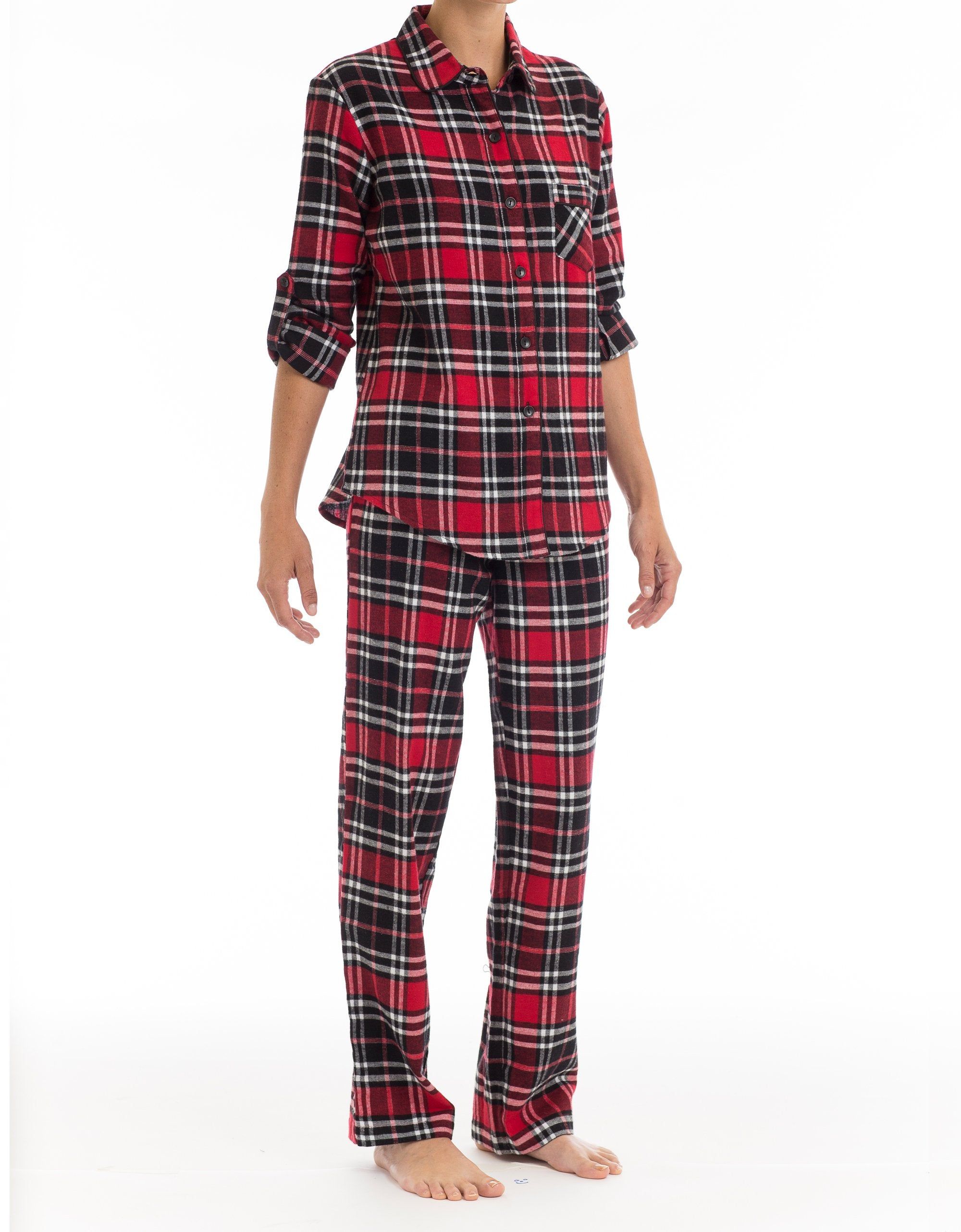 PYJAMA SET | RUBY ROSE FLANNEL sold by Joe Boxer product image thumbnail 3