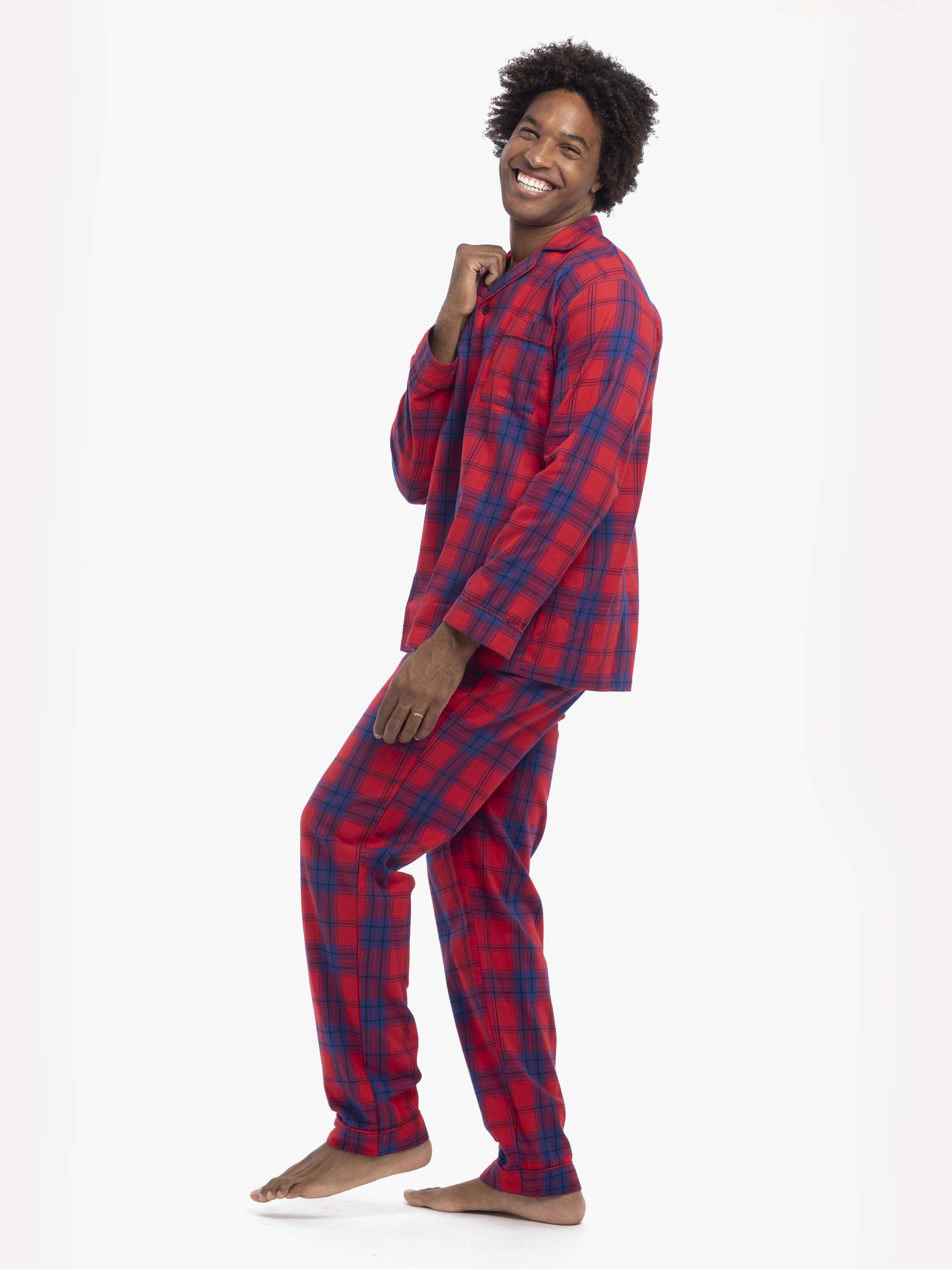 MENS PJ SET | RED PLAID sold by Joe Boxer product image thumbnail 2