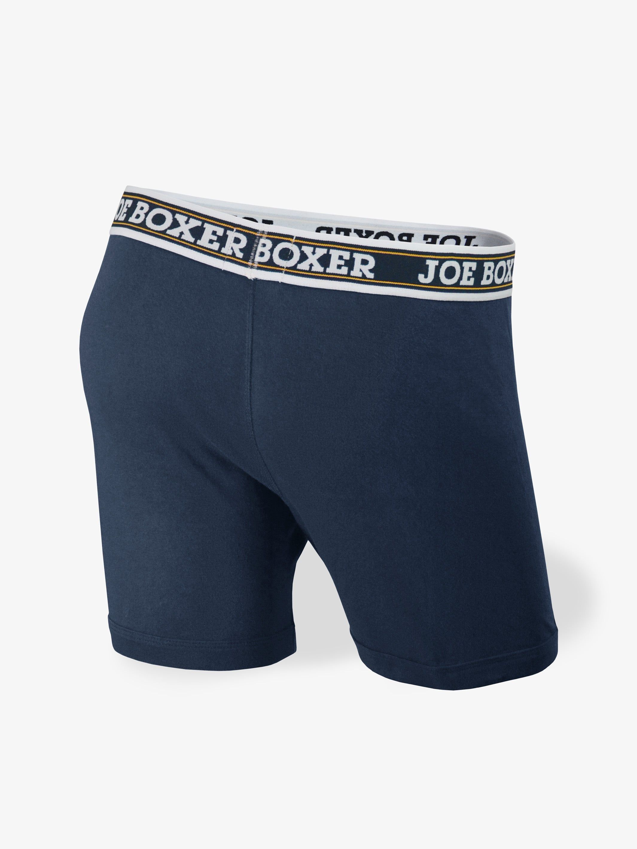 CLASSIC FIT COTTON – BOXER BRIEFS | 2-PACK BLUE sold by Joe Boxer product image thumbnail 2