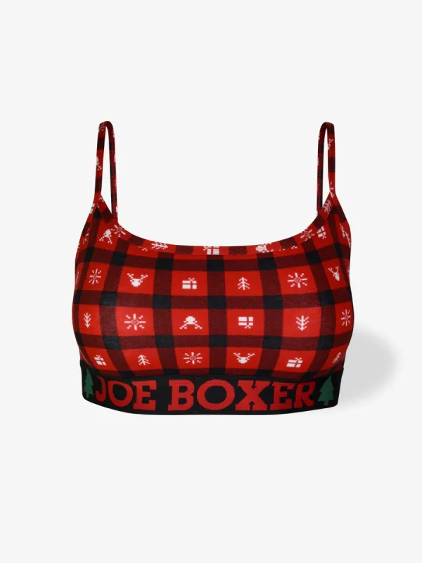 BRALETTE | PLAID CHRISTMAS sold by Joe Boxer