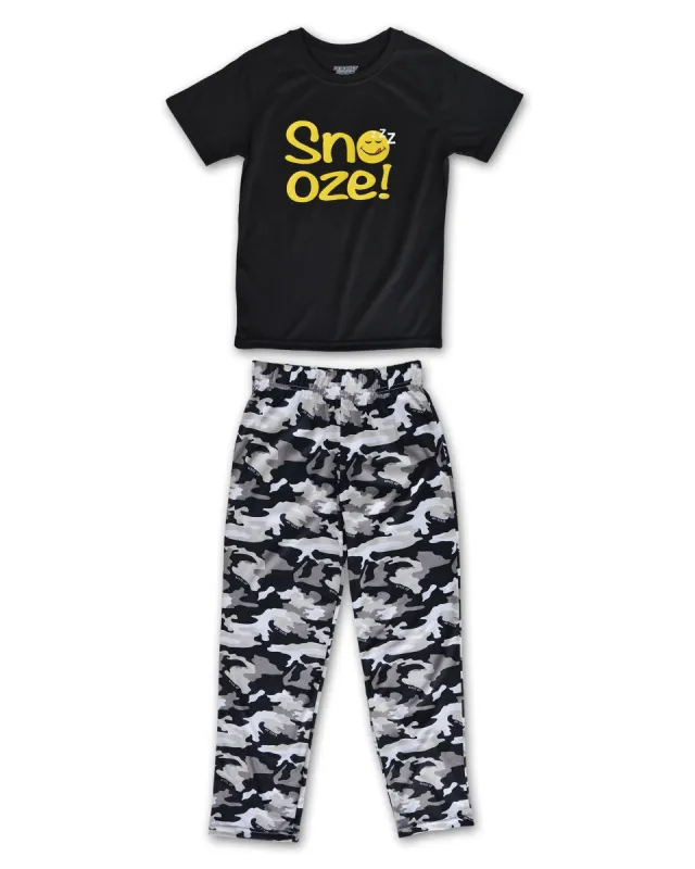 BOYS PAJAMAS CAMO | BLACK sold by Joe Boxer