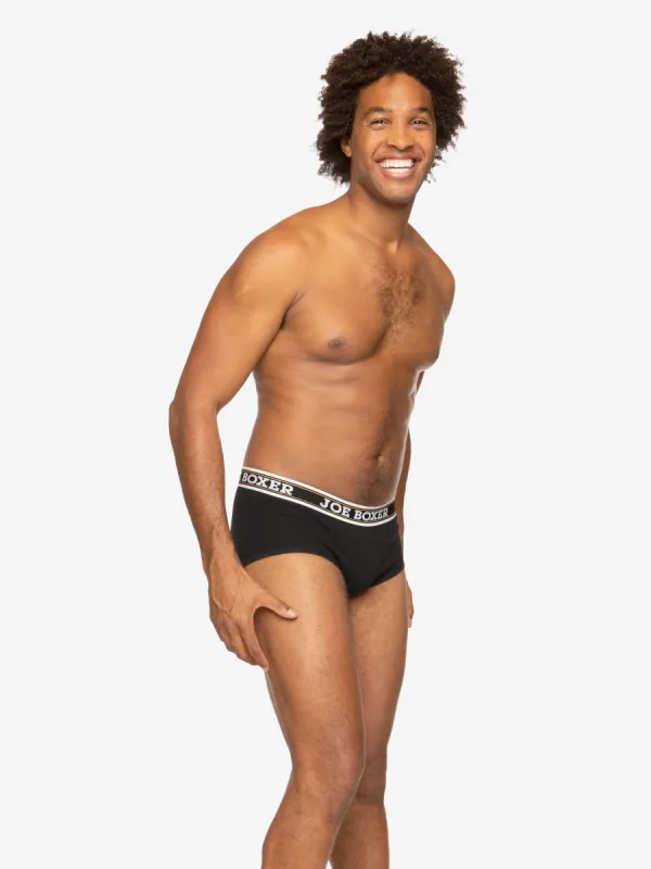 CLASSIC FIT – BRIEFS | 6-PACK BLACK made by Joe Boxer